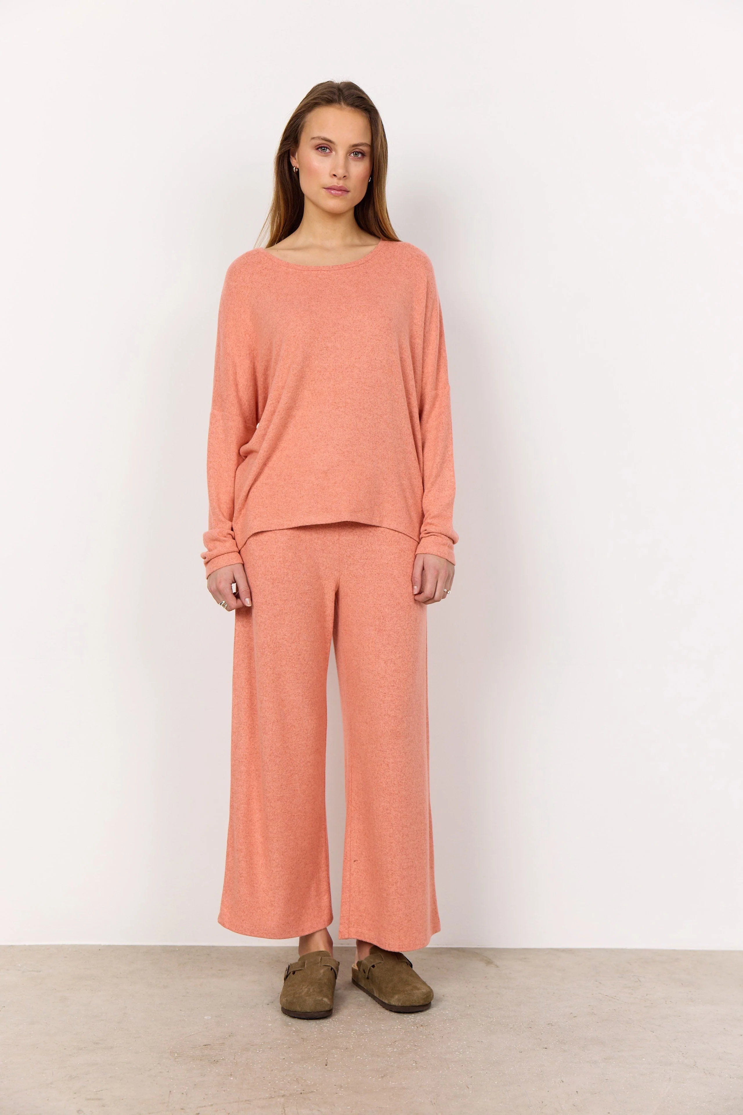 Biara Supersoft Jumper - Peach Pink Melange - Image 3