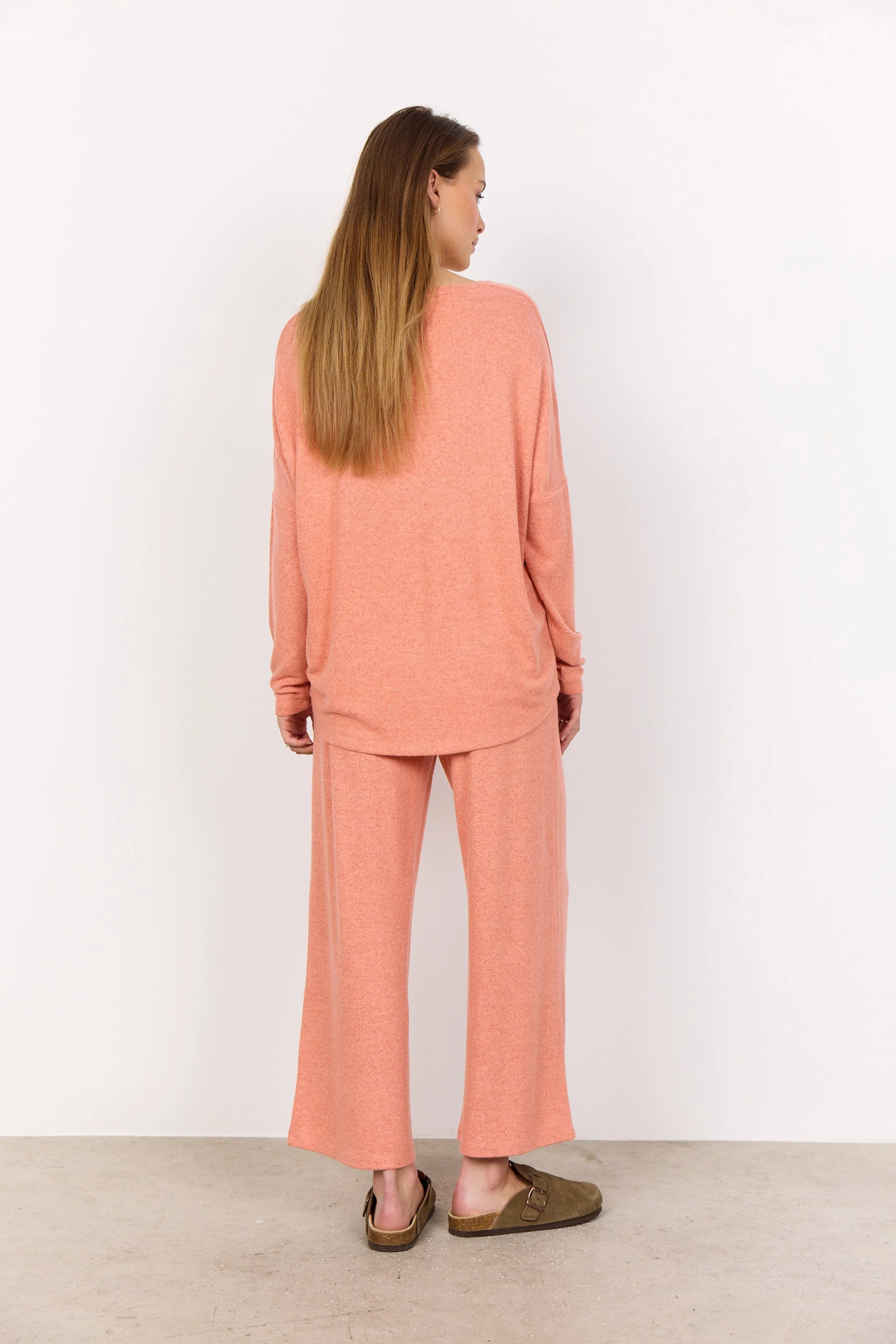 Biara Supersoft Jumper - Peach Pink Melange - Image 4