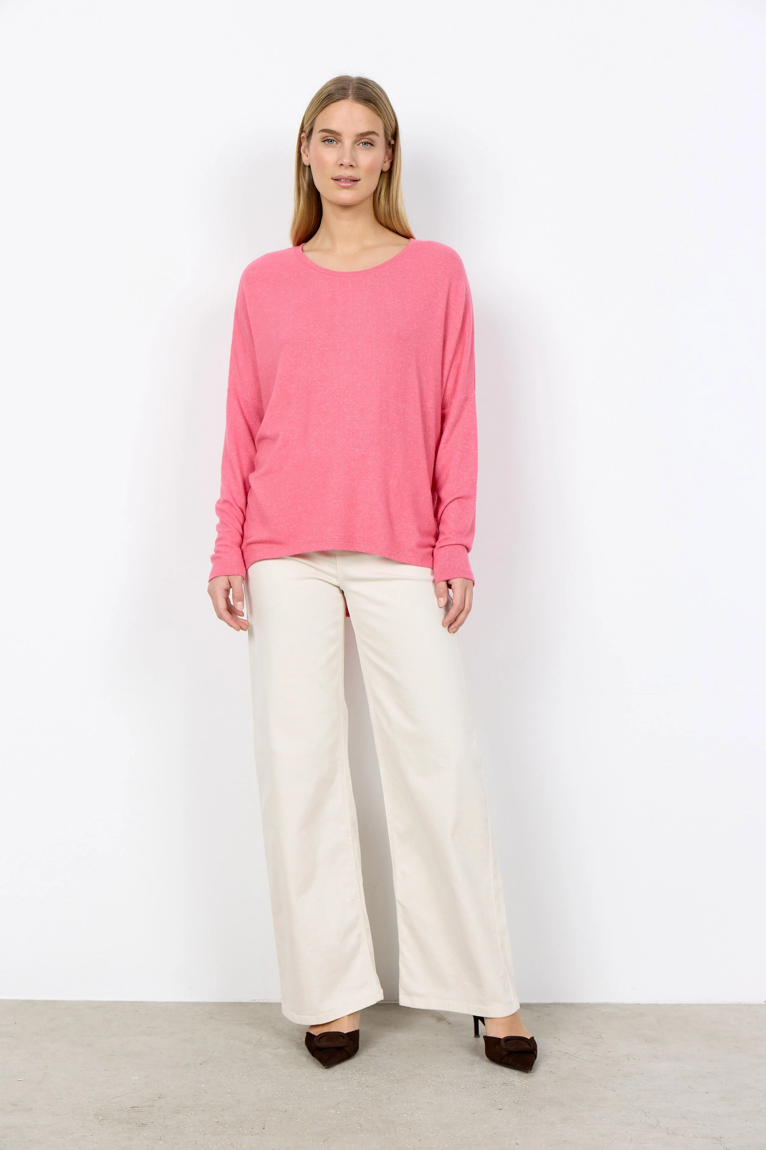Biara Supersoft Jumper - Rapture Rose Melange - Image 3