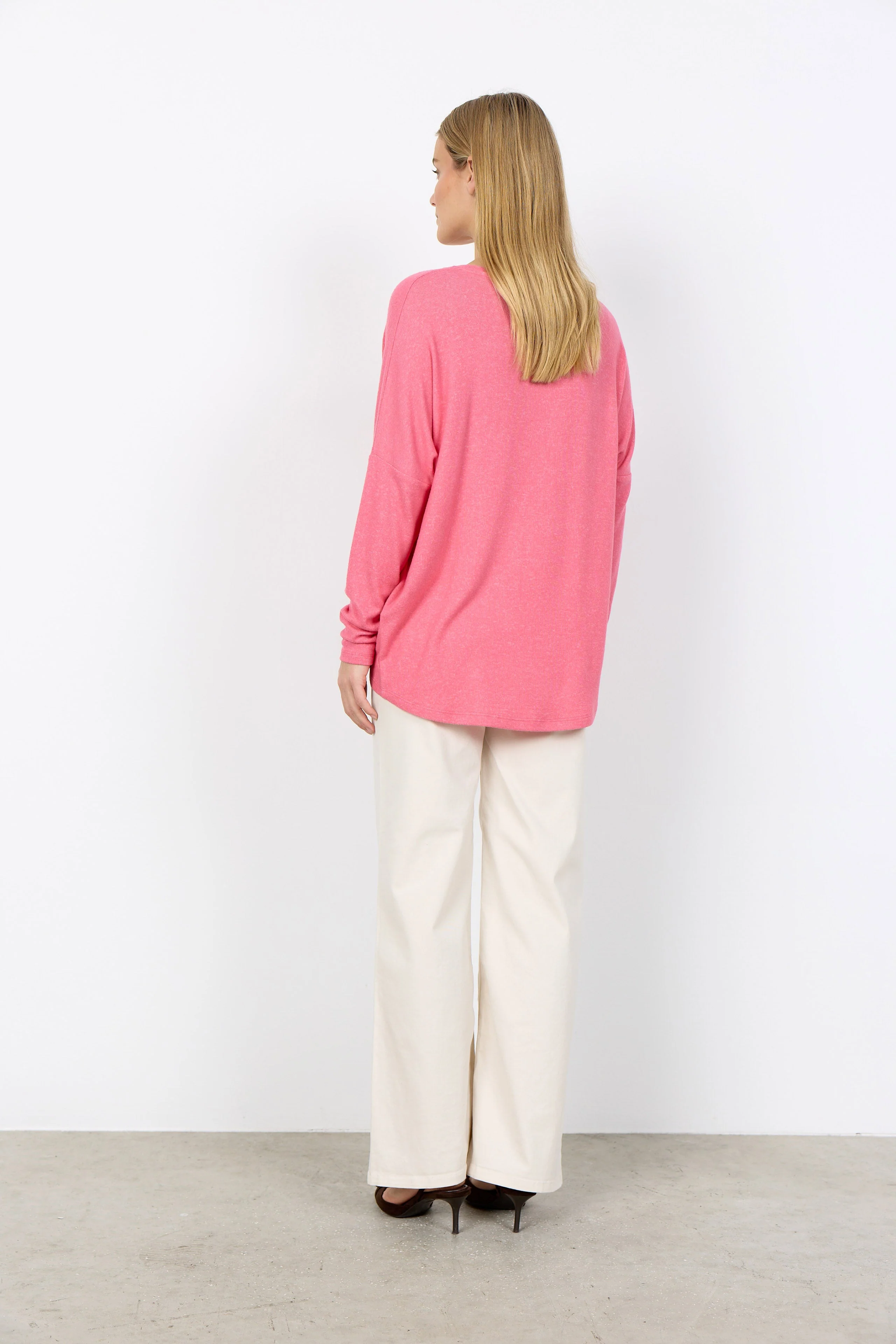 Biara Supersoft Jumper - Rapture Rose Melange - Image 4