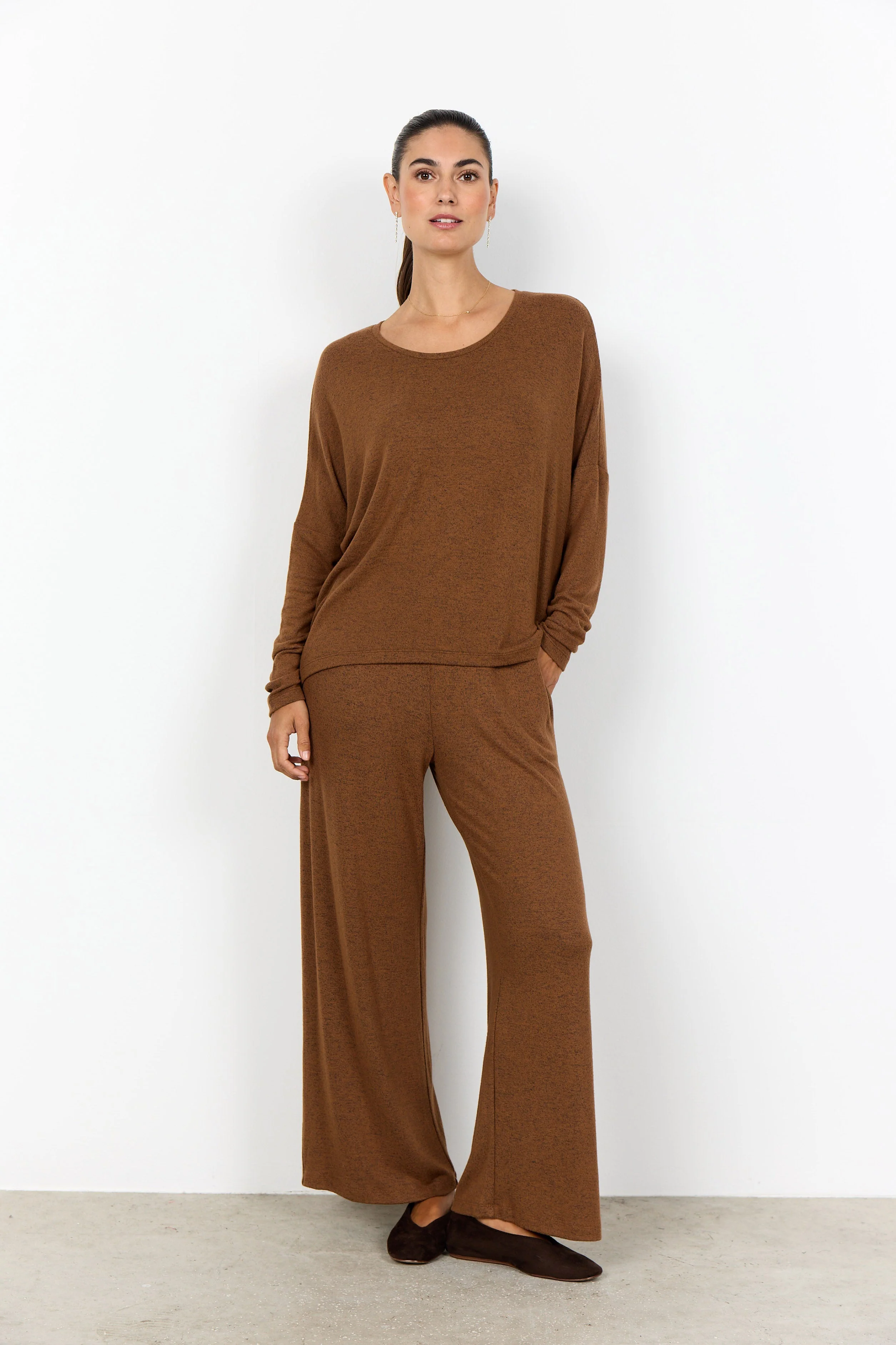 Biara Supersoft Jumper - Toffee Melange - Image 3