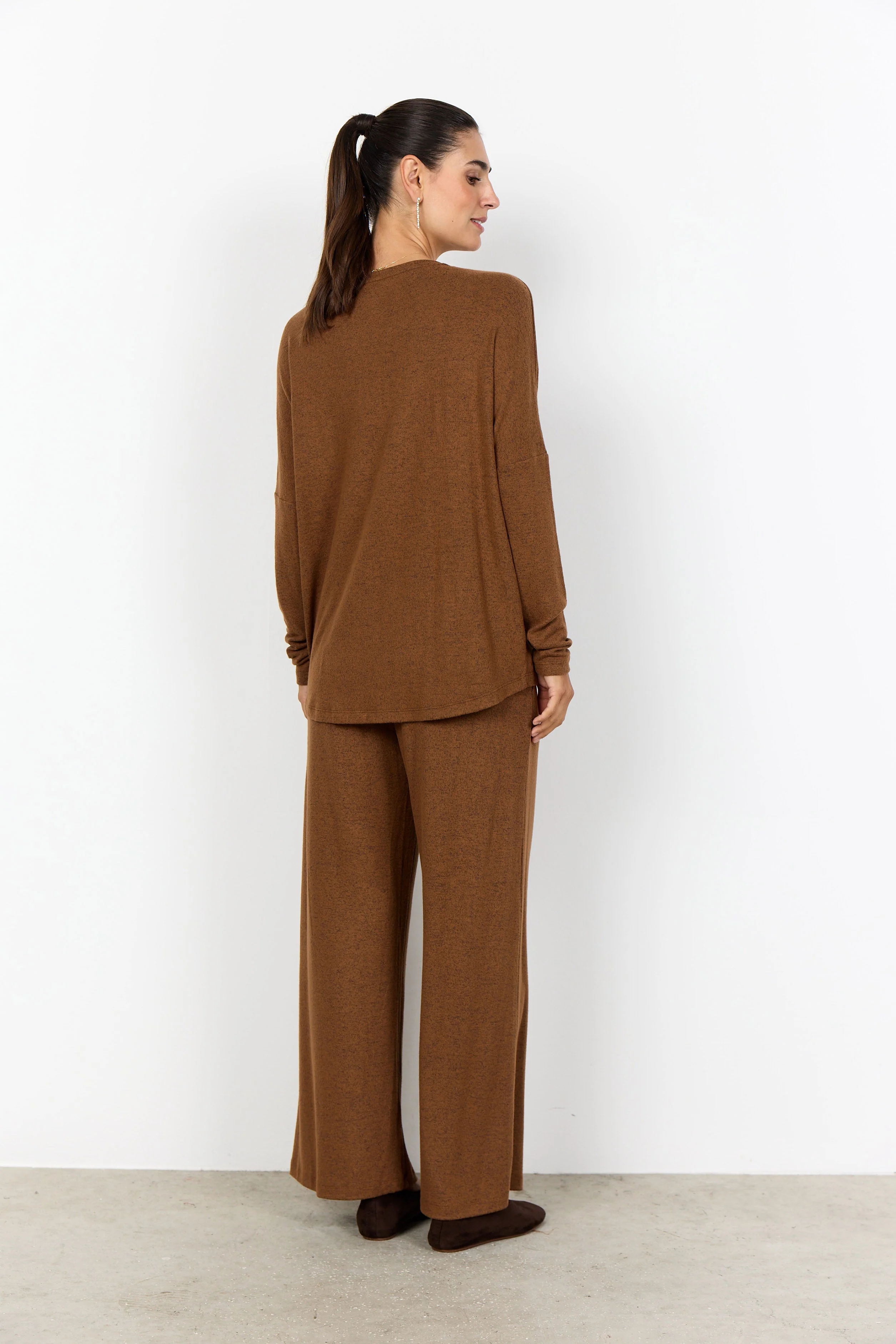 Biara Supersoft Jumper - Toffee Melange - Image 4