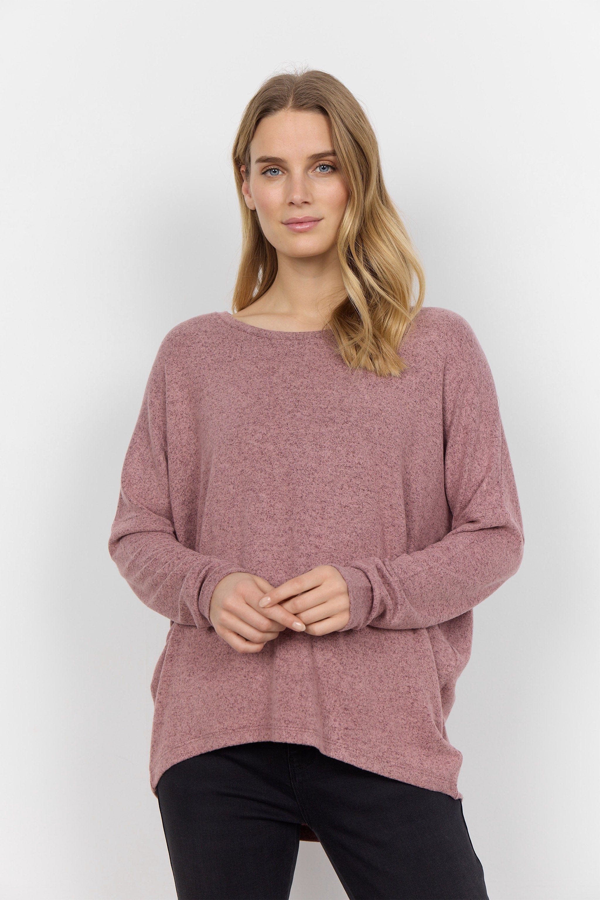 Biara Supersoft Jumper - Woodrose Melange - Image 2