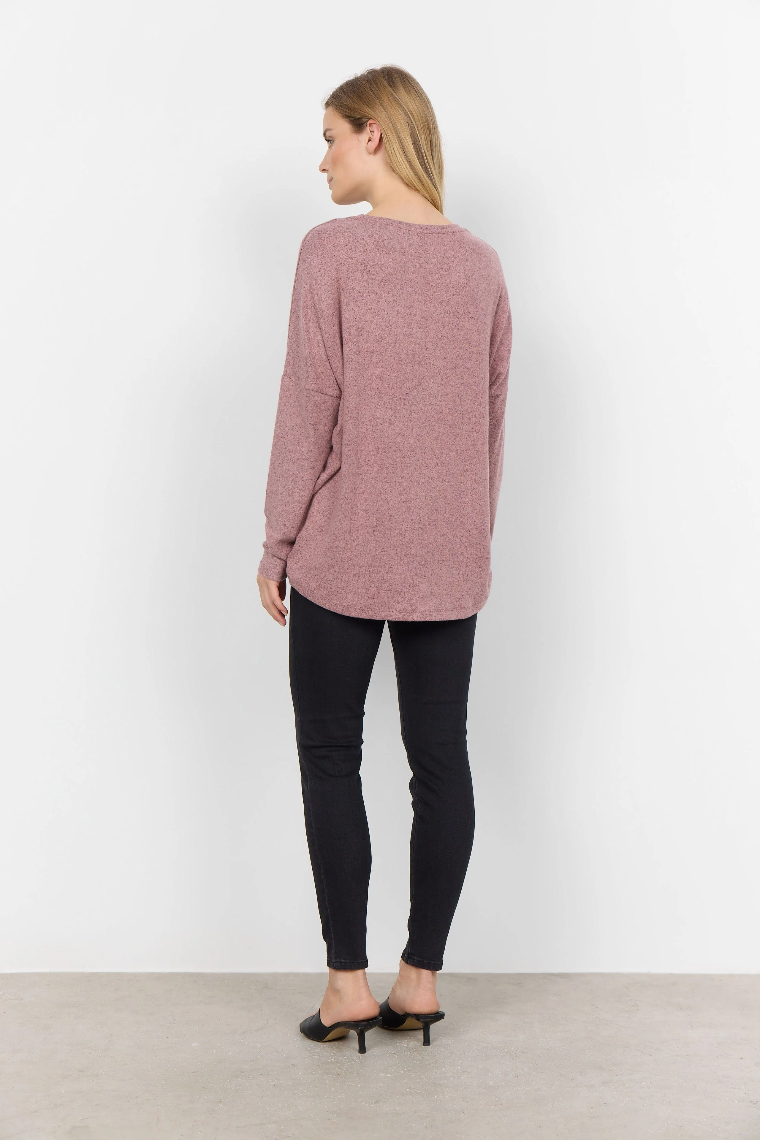 Biara Supersoft Jumper - Woodrose Melange - Image 4