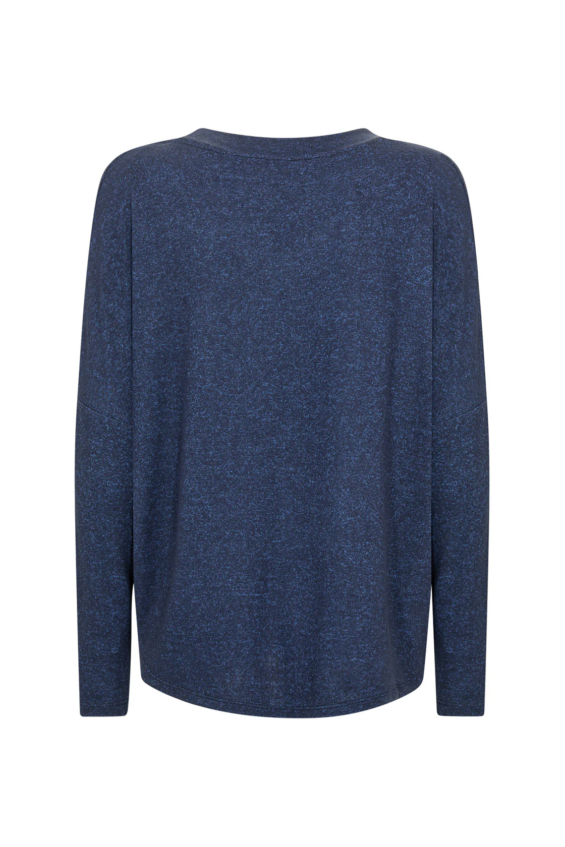 Biara Supersoft V-Neck Jumper - Navy Melange - Image 5