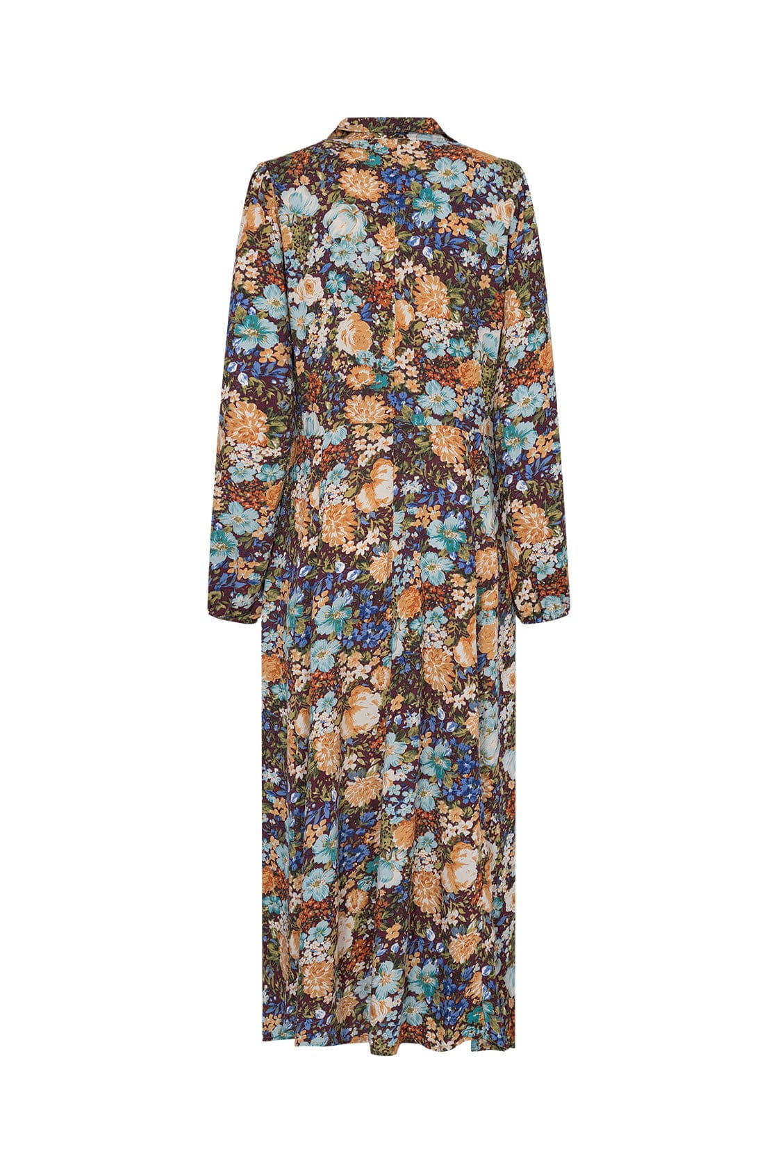 Branka Floral Print Shirt Dress - Cashmere Blue Combi - Image 3