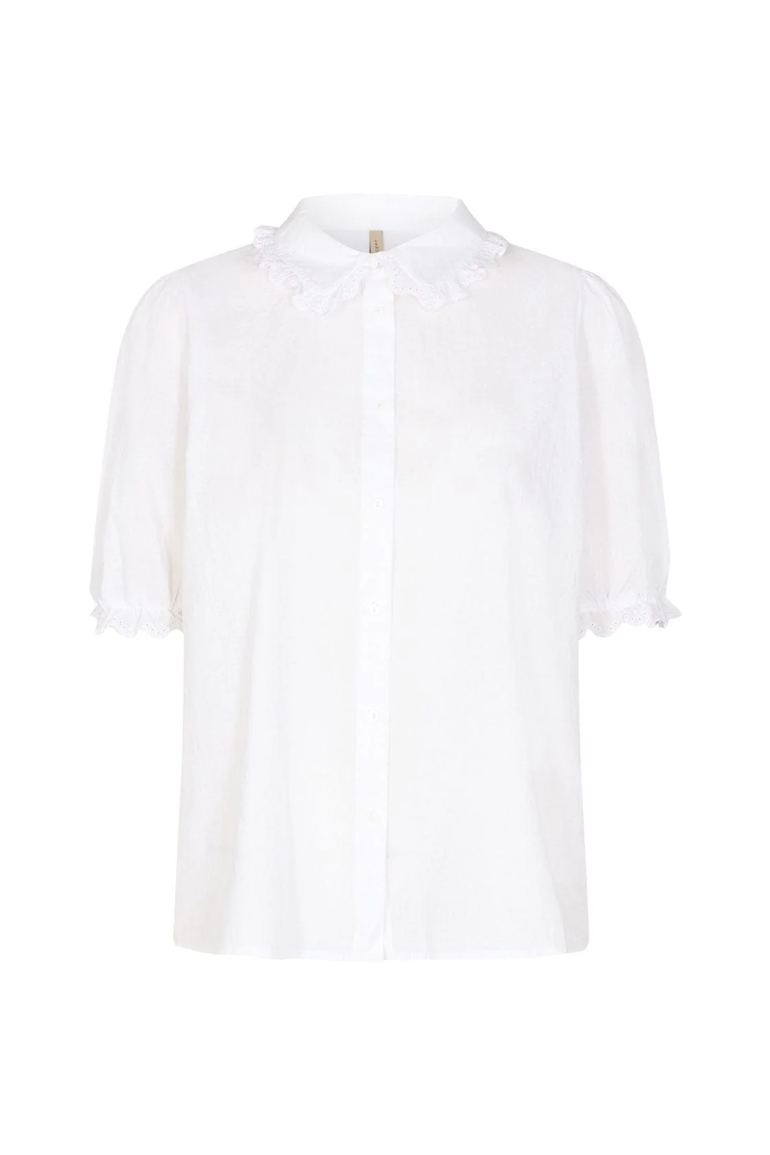 Caliste Frill Detail Shirt - White