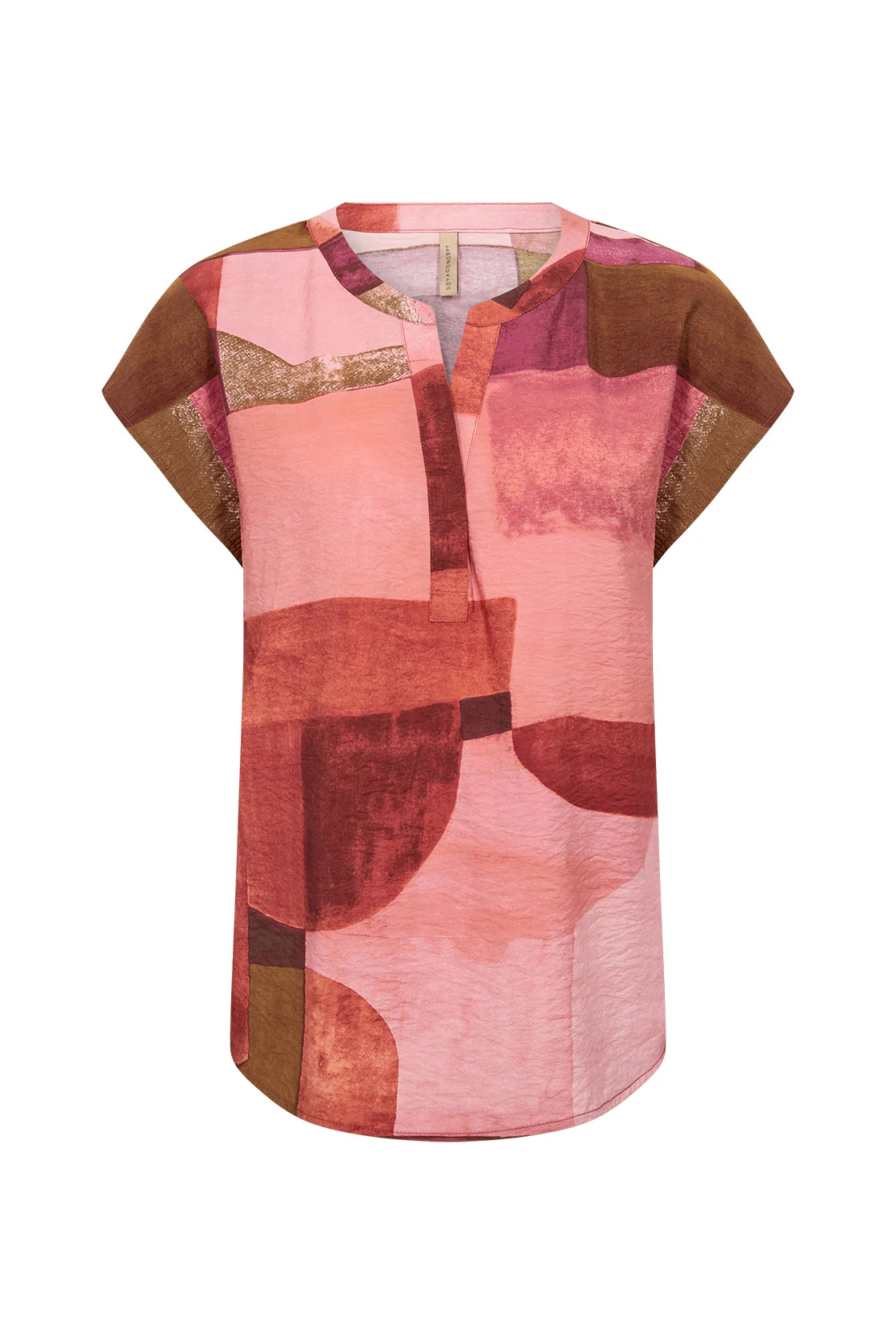 Catania Printed Blouse - Rapture Rose Combi