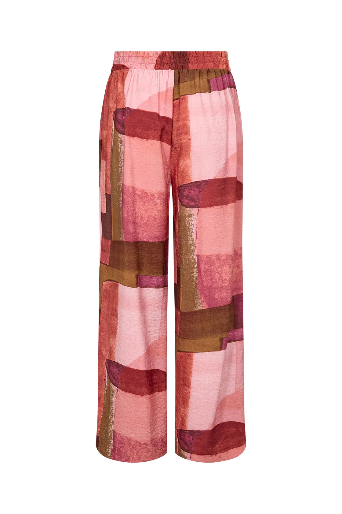 Catania Printed Wide Leg Trousers - Rapture Rose Combi - Image 5