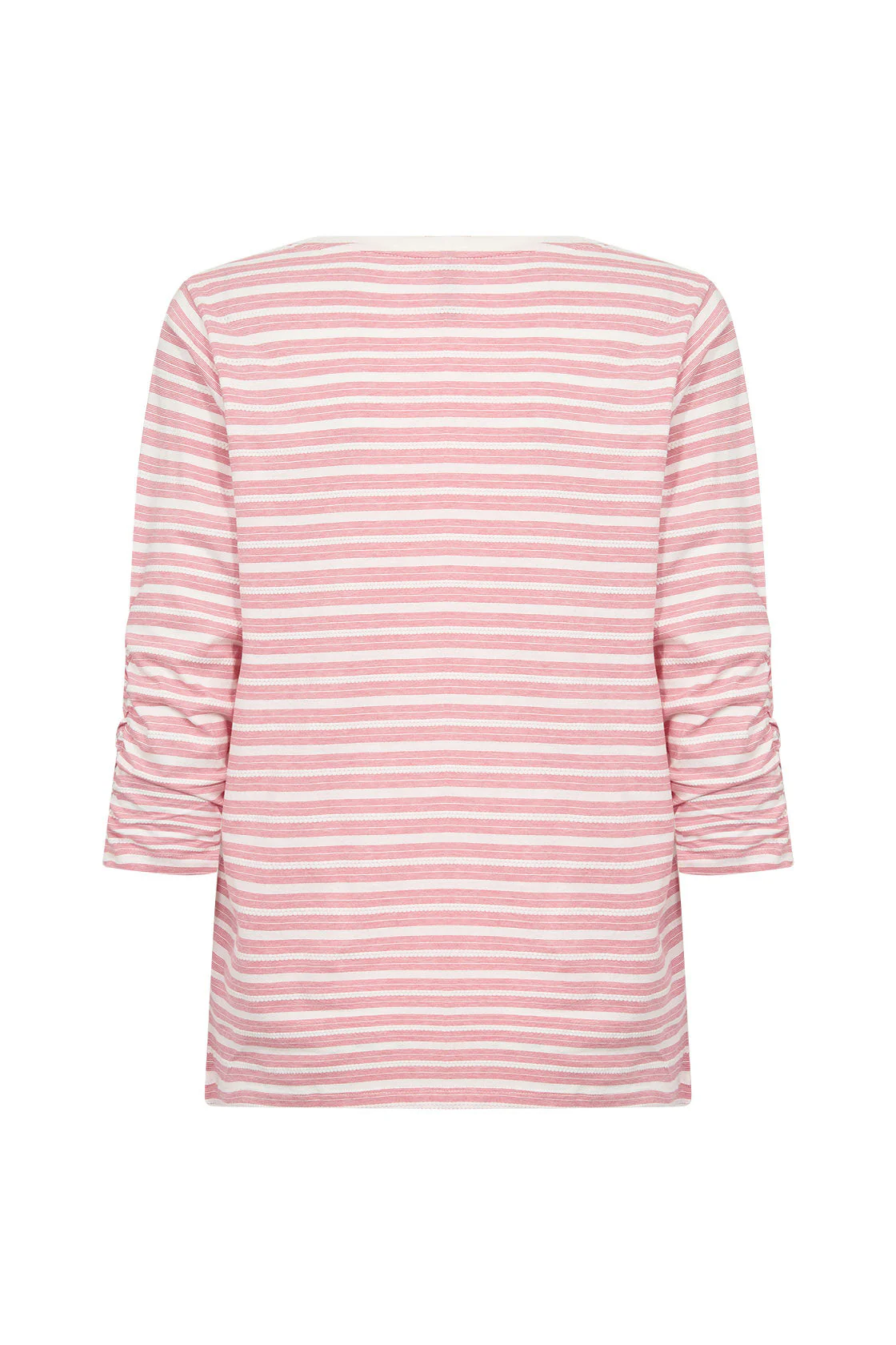 Chanie Stripe Organic Cotton Top - Rapture Rose Combi - Image 2