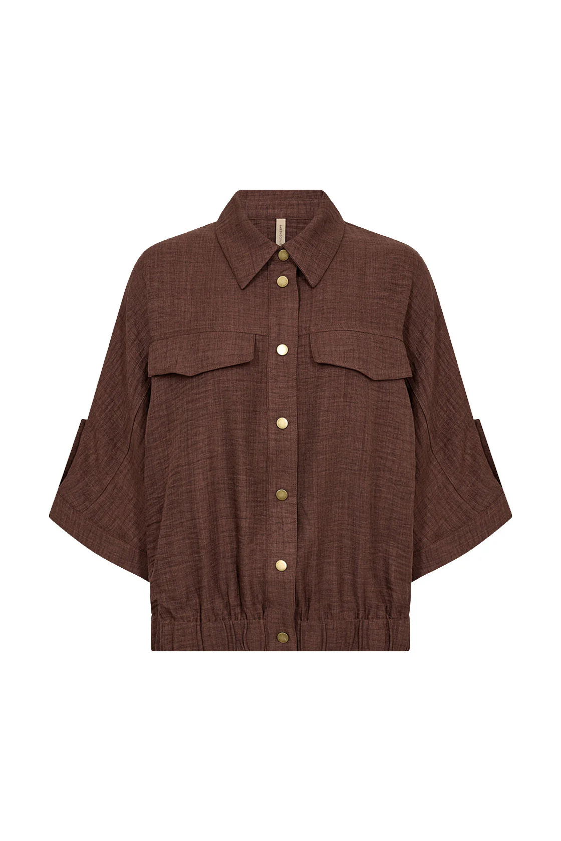 Charissa 3/4 Sleeve Shirt - Rocky Road