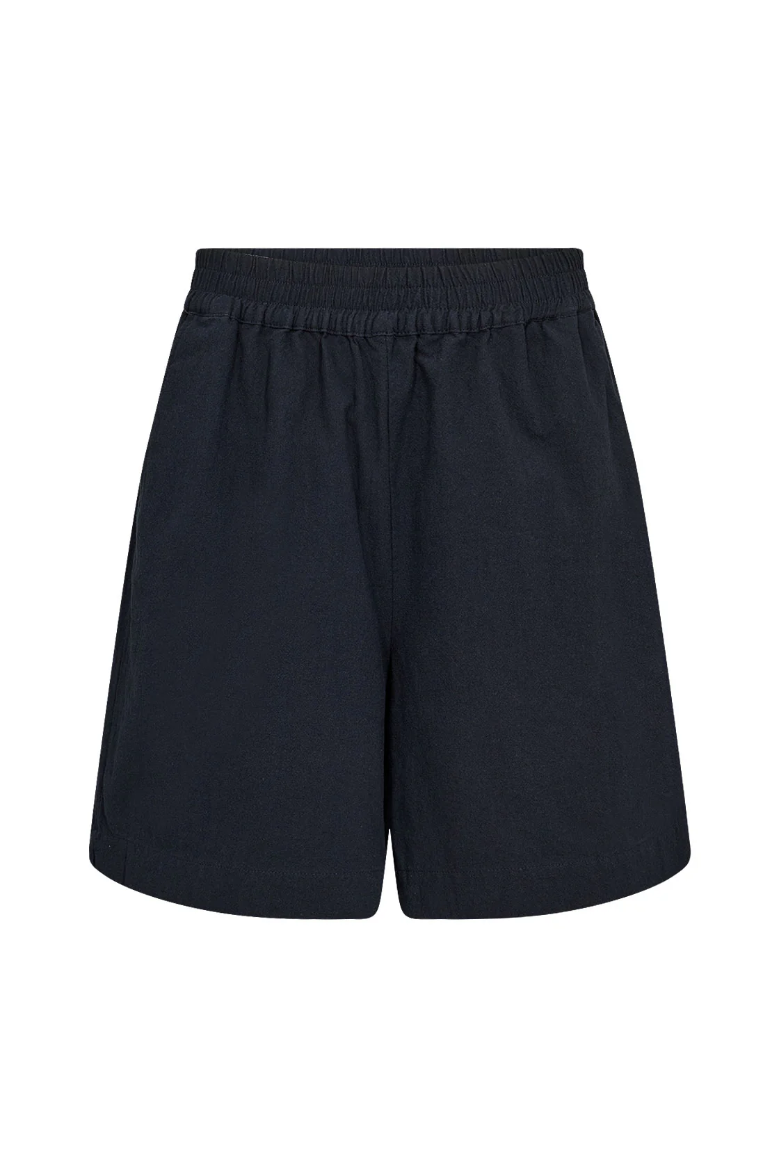 Cissie Elasticated Waist Shorts - Navy