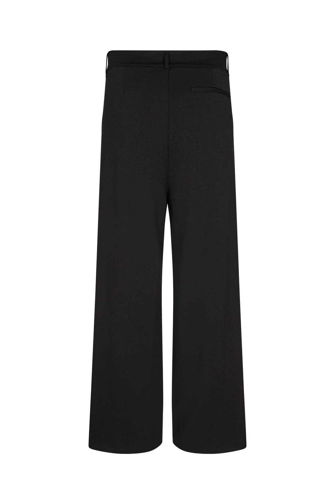 Daniela Jersey Wide Leg Trousers - Black - Image 7