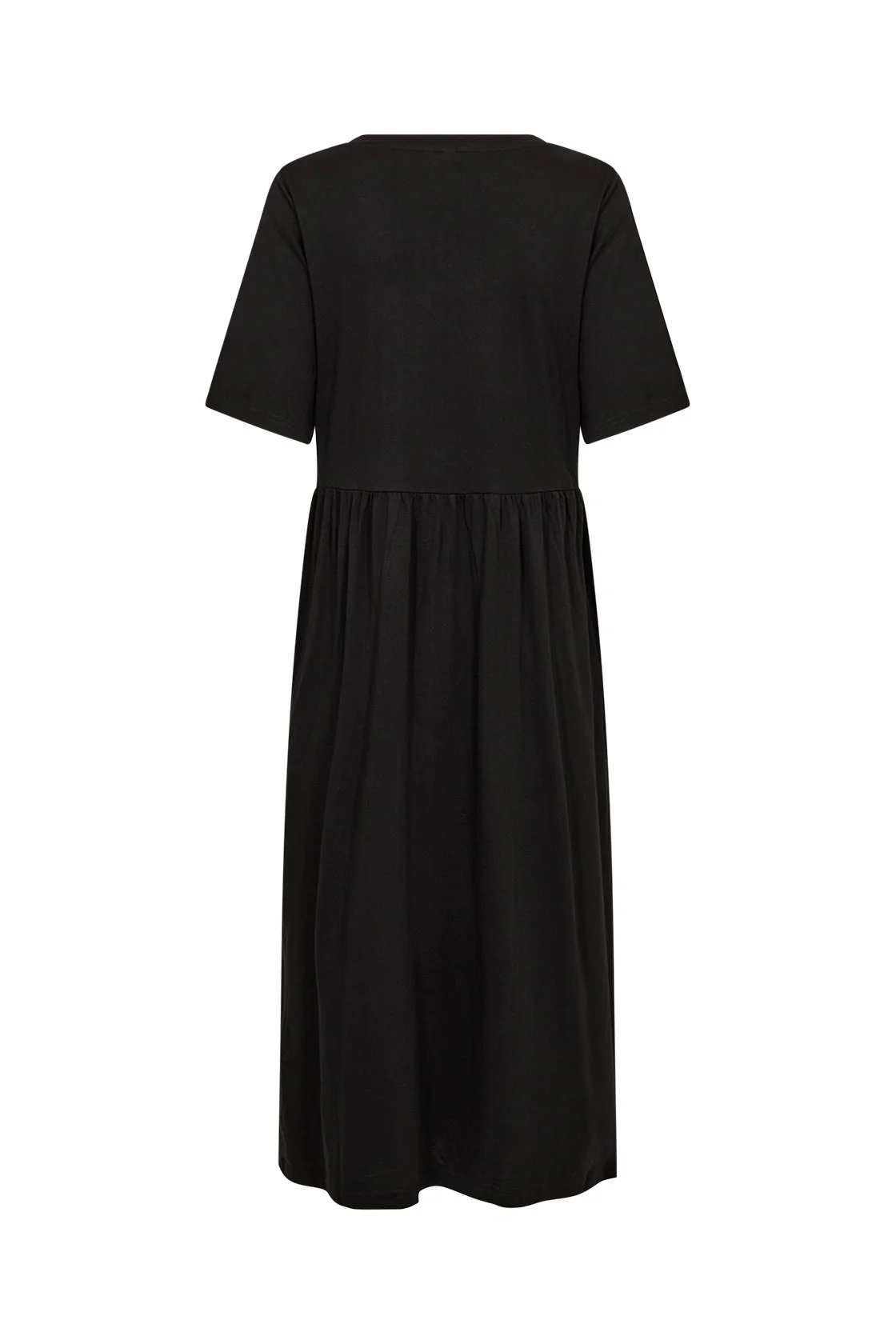 Derby Organic Cotton Midi Dress- Black - Image 5