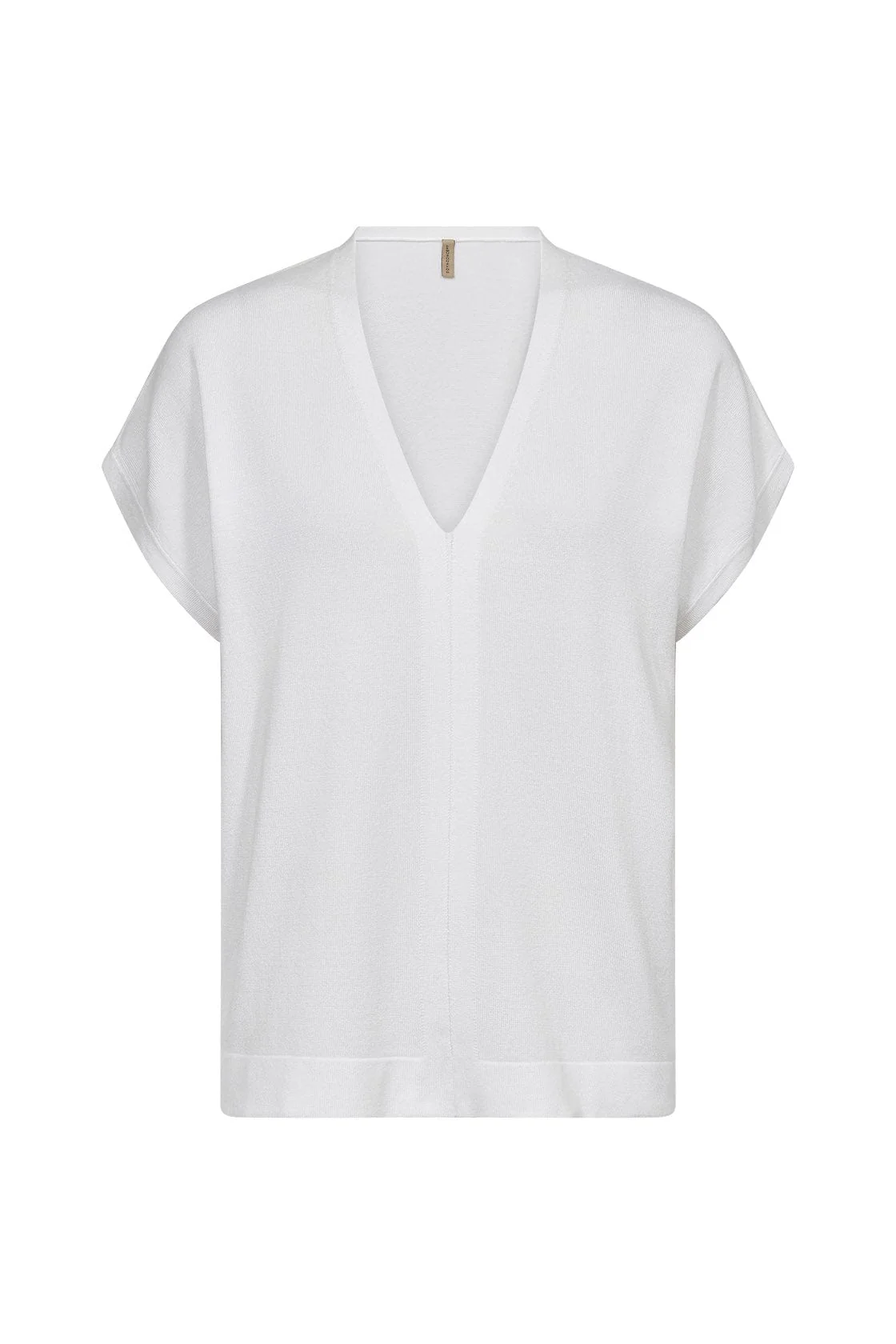 Dollie Knitted T-Shirt - White