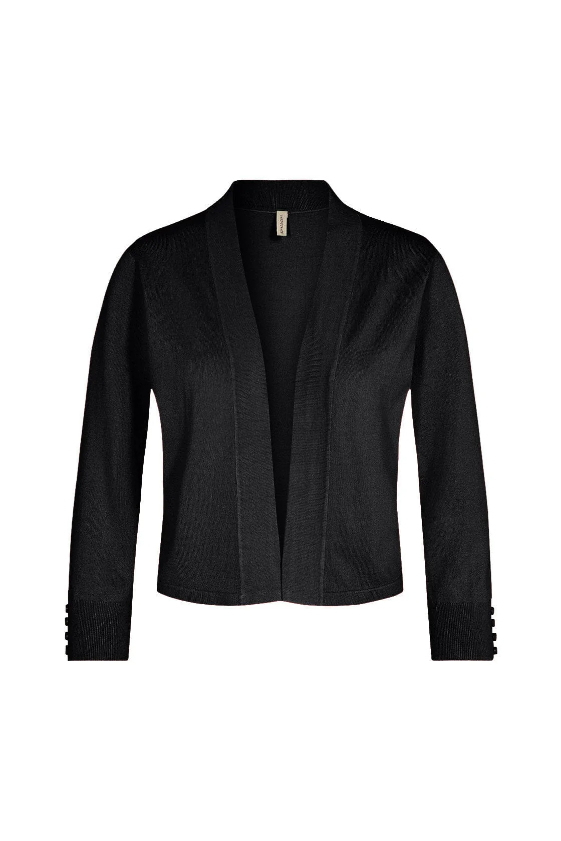 Dollie Open-Front Cardigan - Black