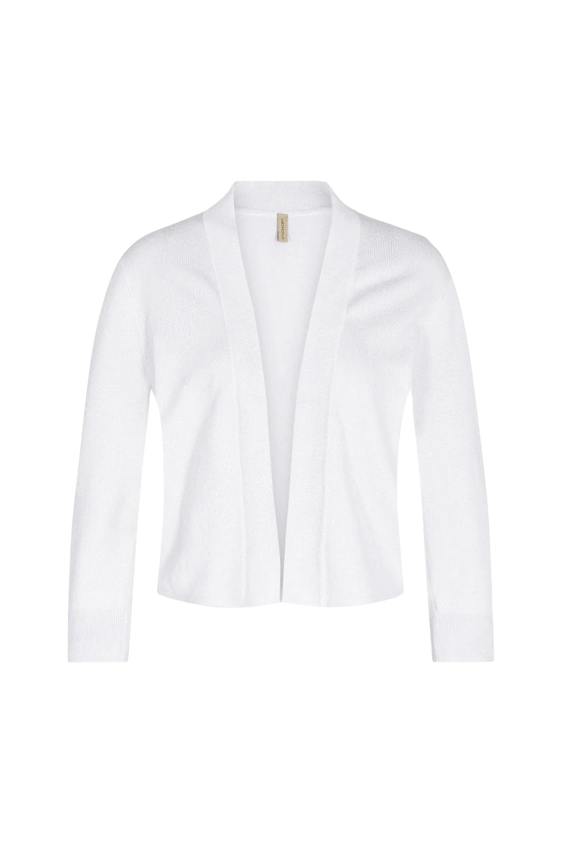 Dollie Open-Front Cardigan - White