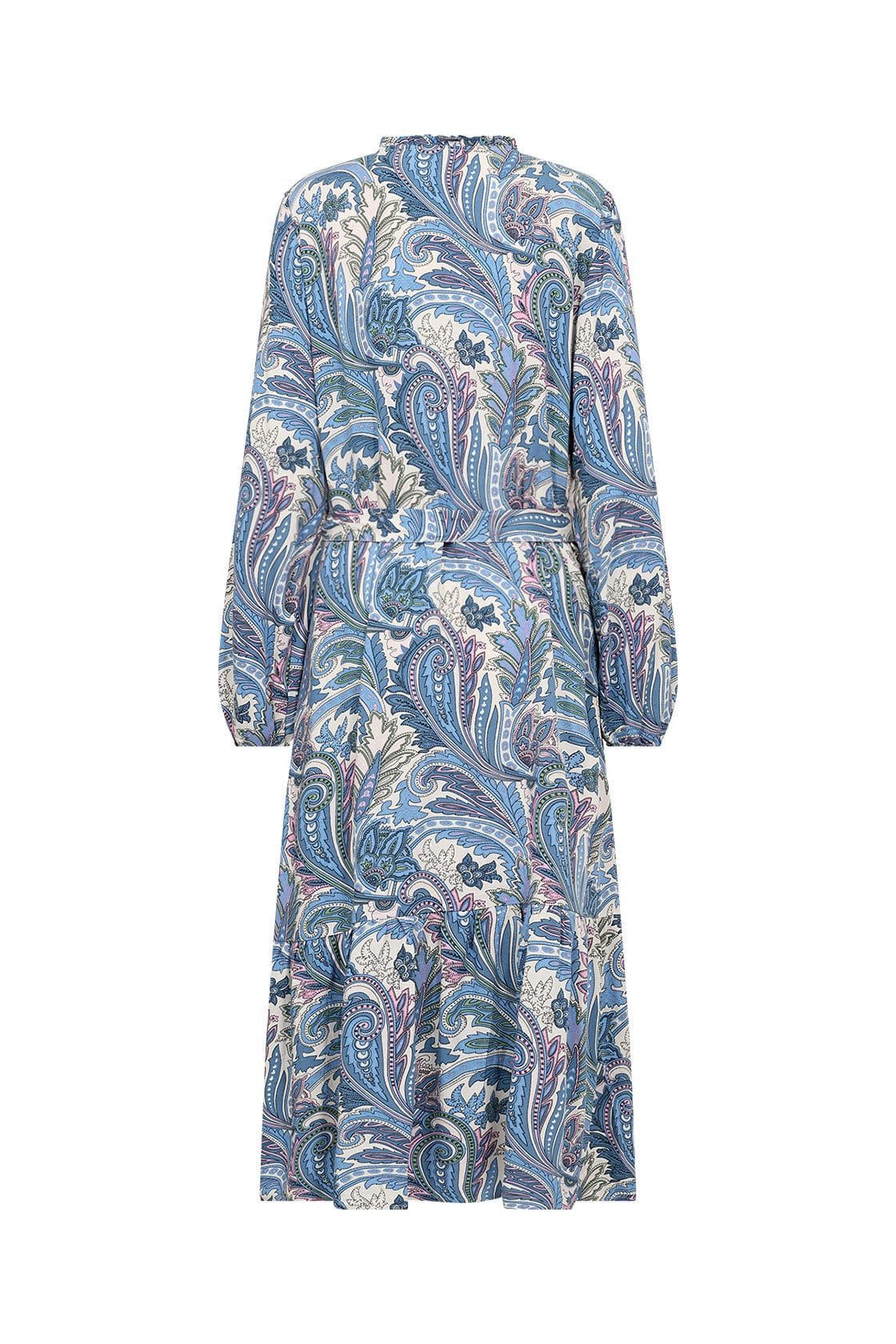 Donia Paisley Printed Maxi Dress - Crystal Blue Combi - Image 3