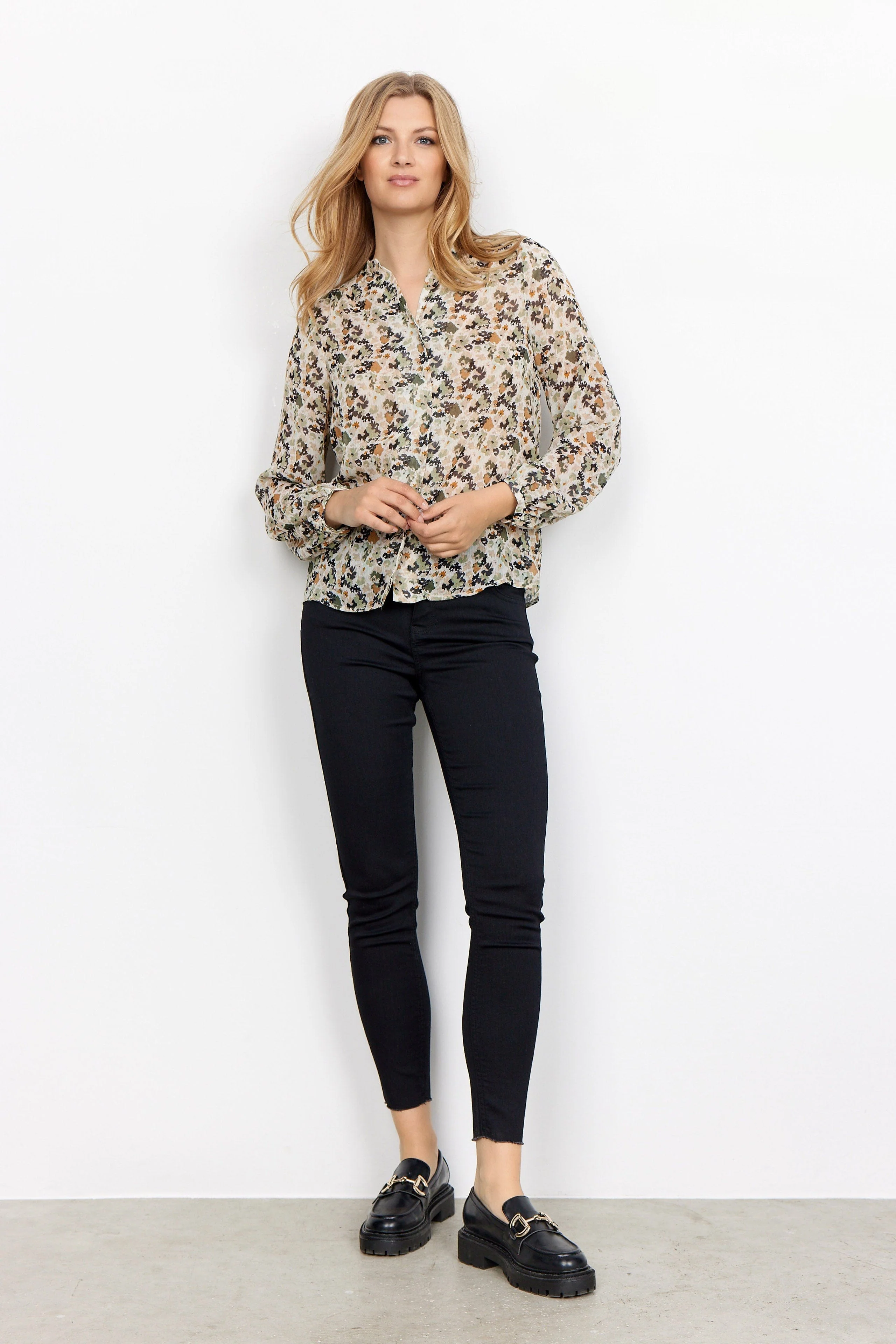 Elisa Shirt - Oil Green Combi - Image 3