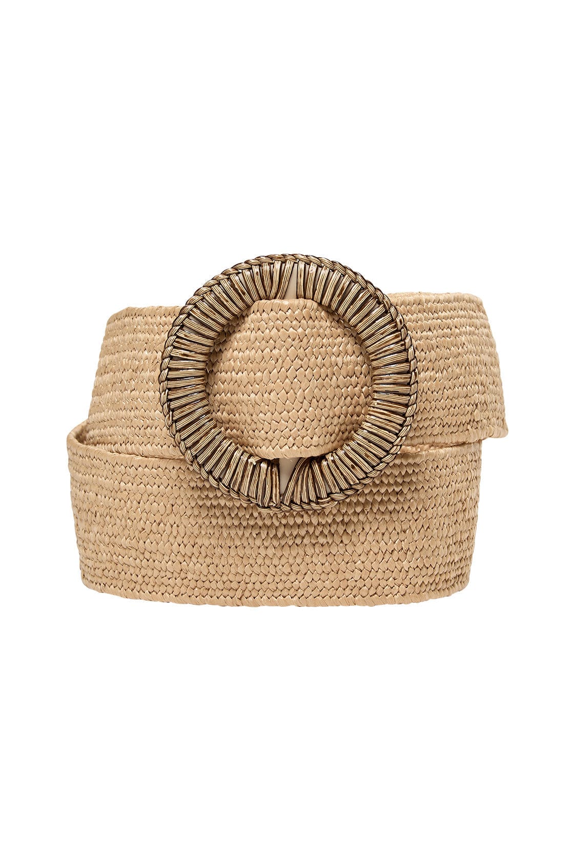 Elvisa Woven Elasticated Belt - Sand