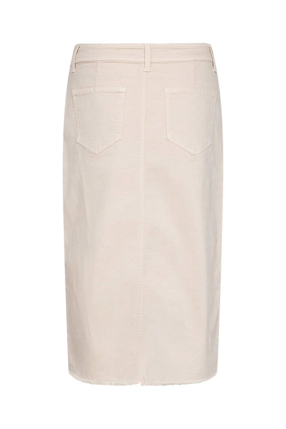 Erna Denim Midi Skirt - Cream - Image 6