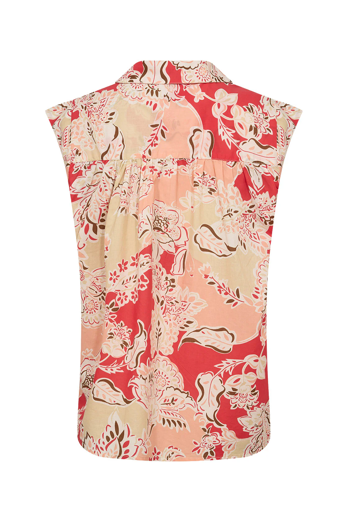 Faldine Sleeveless Blouse - Bittersweet Combi - Image 5