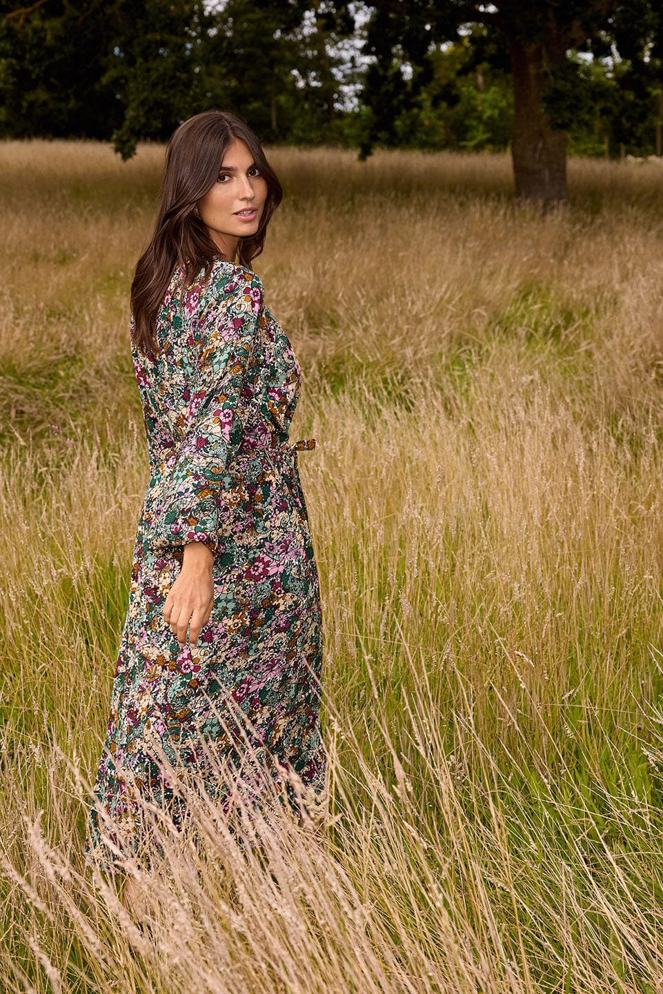 Felicity Dress - Shady Green Combi - Image 3