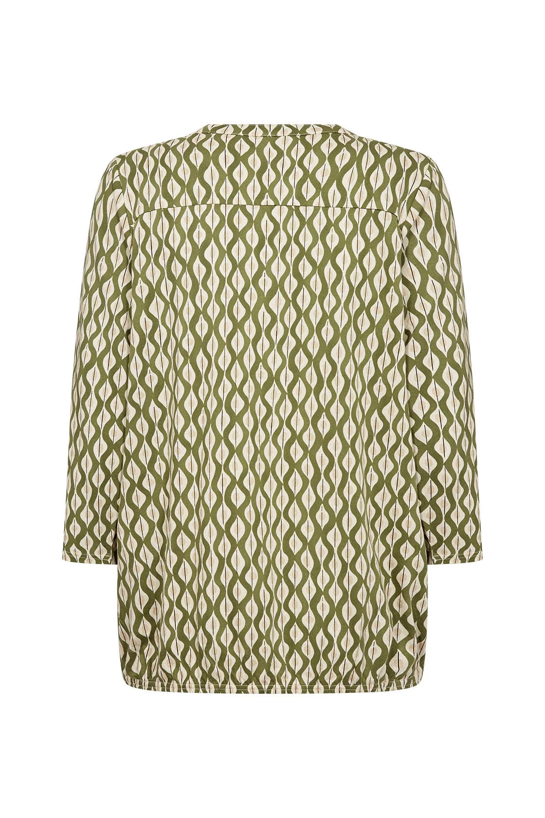 Felicity Printed Jersey Top - Calliste Green Combi - Image 5