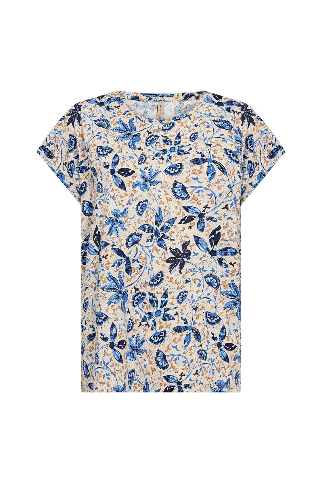Felicity Printed T-Shirt - Air Blue Combi