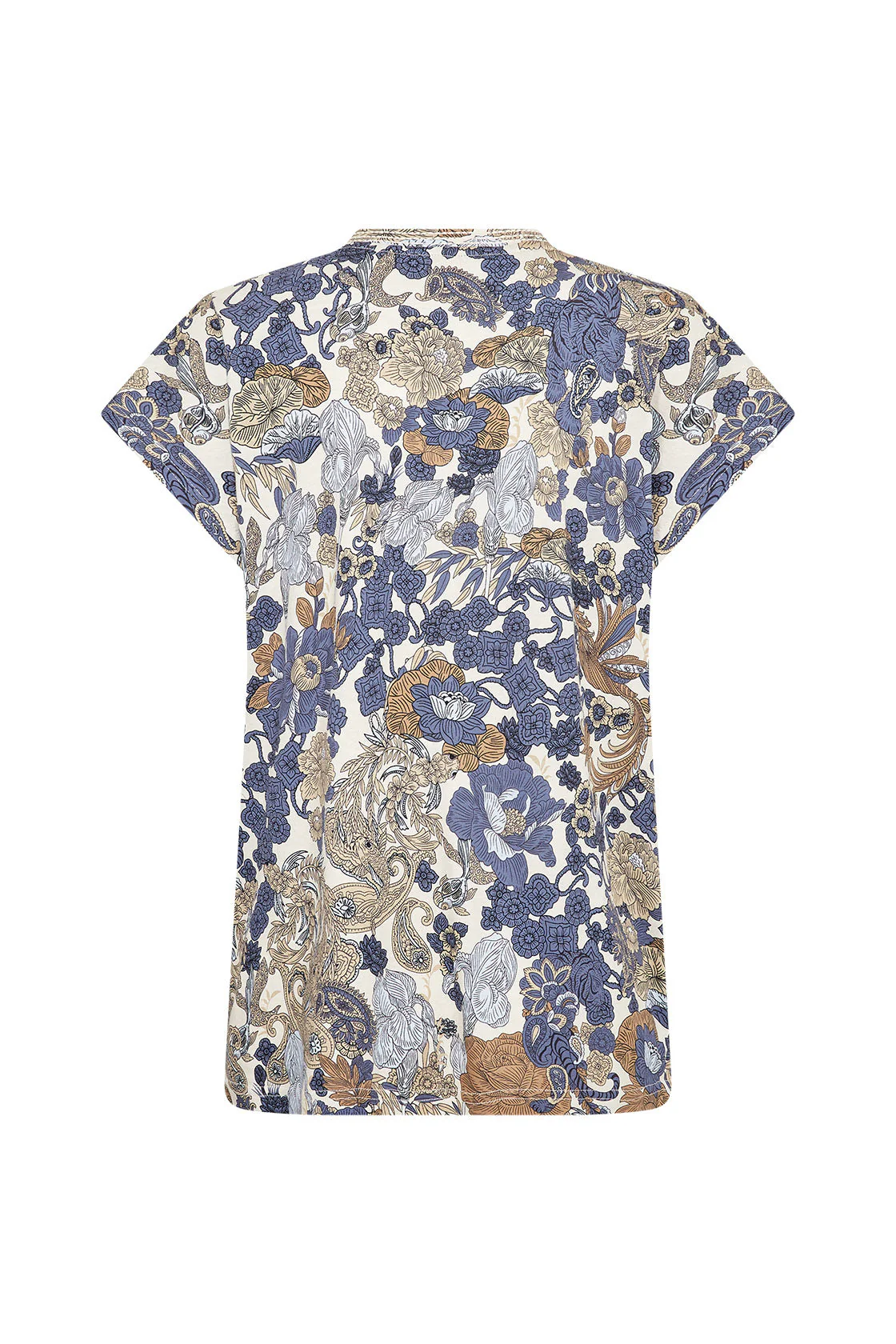 Felicity Printed T-Shirt - Navy Combi - Image 2