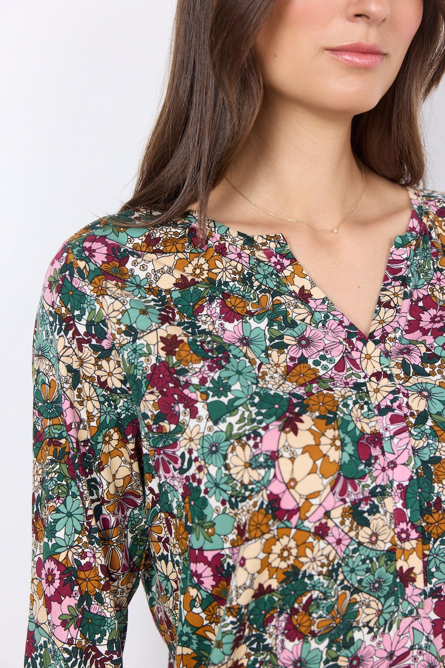 Felicity Top - Shady Green Combi - Image 6