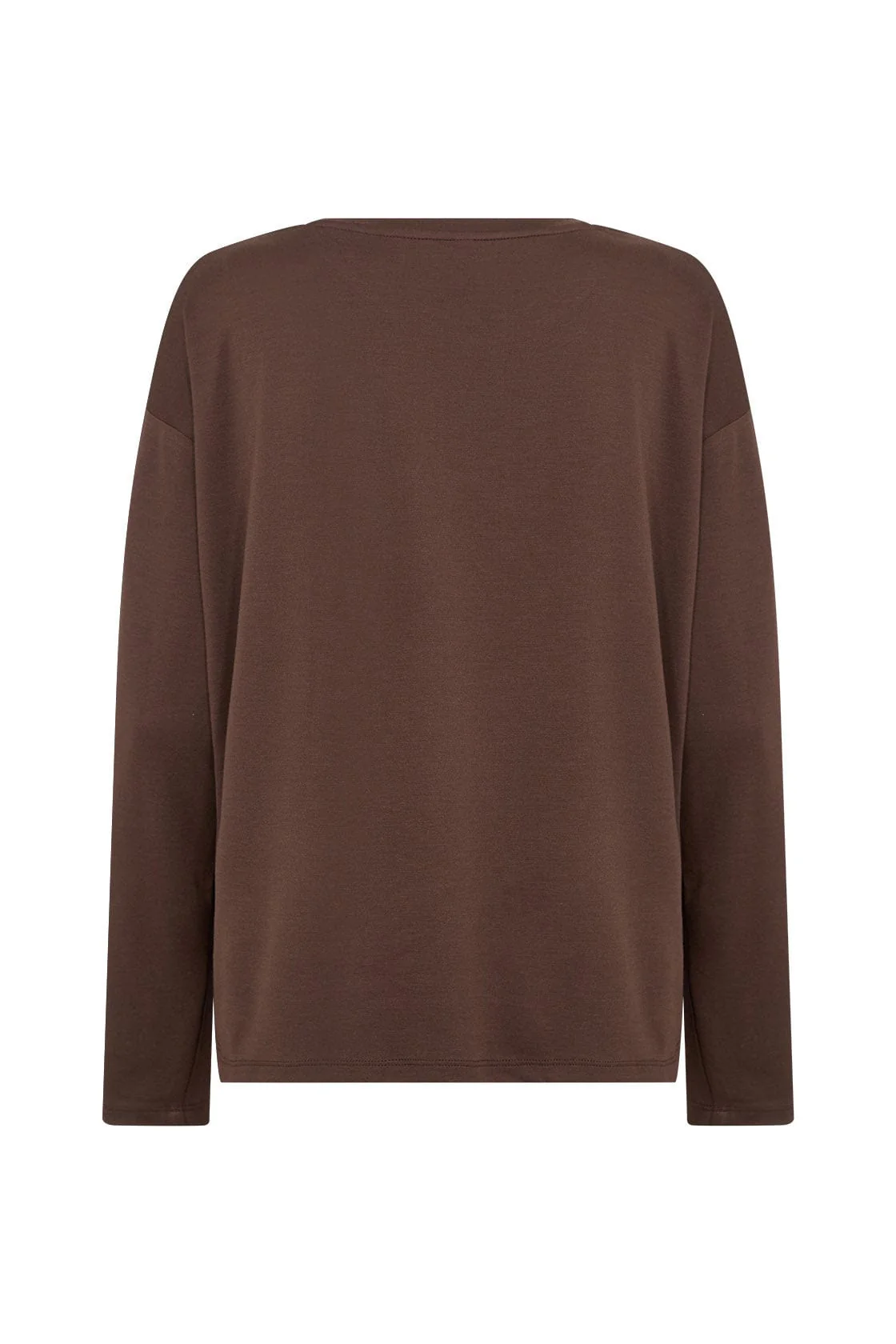 Felucca Modal Jersey Top - Hot Fudge - Image 5