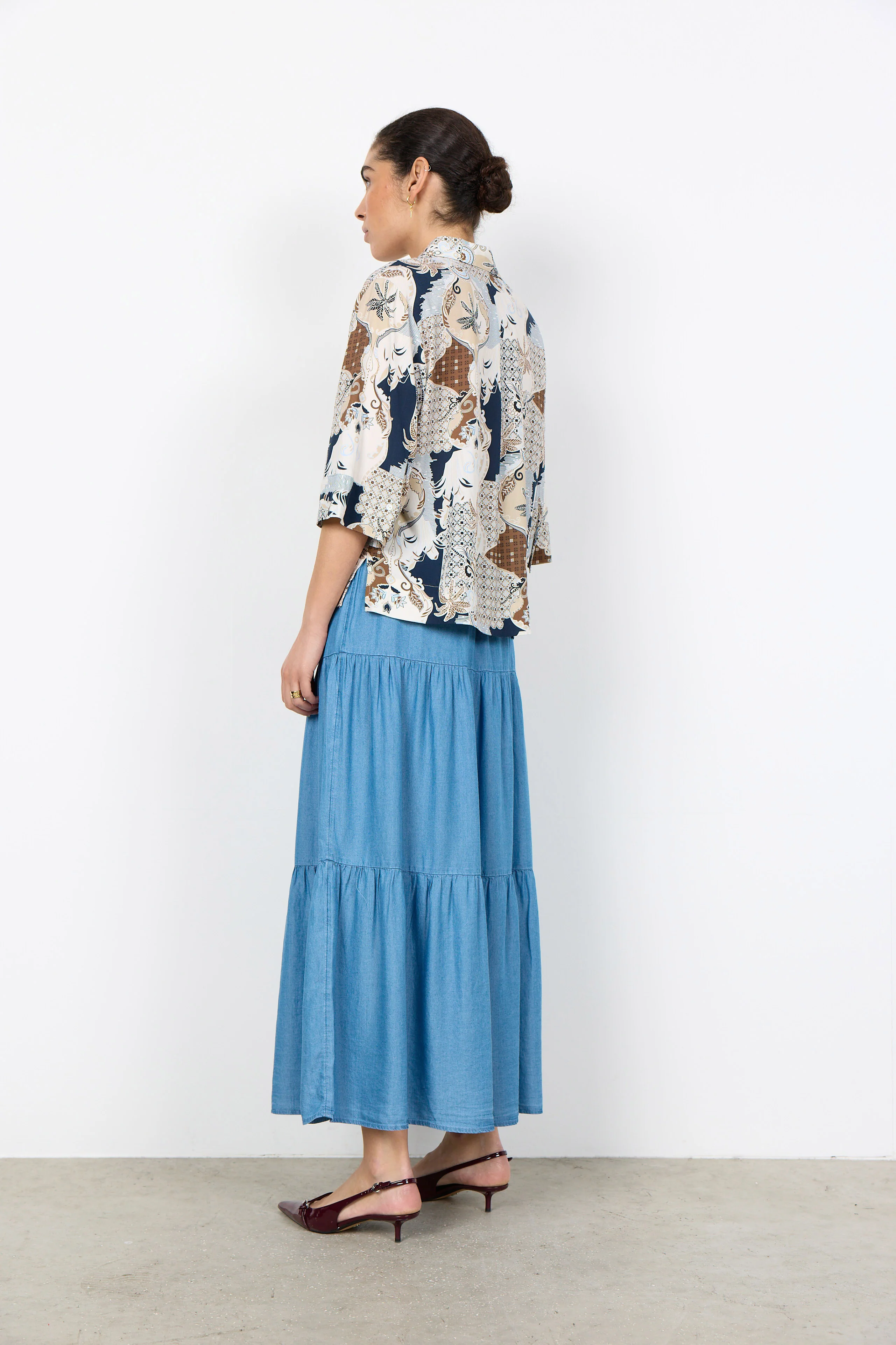 Fenna Shirt - Toffee Combi - Image 4