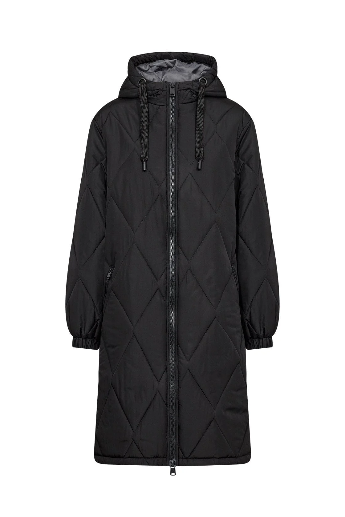 Fenya Quilted Jacket - Black