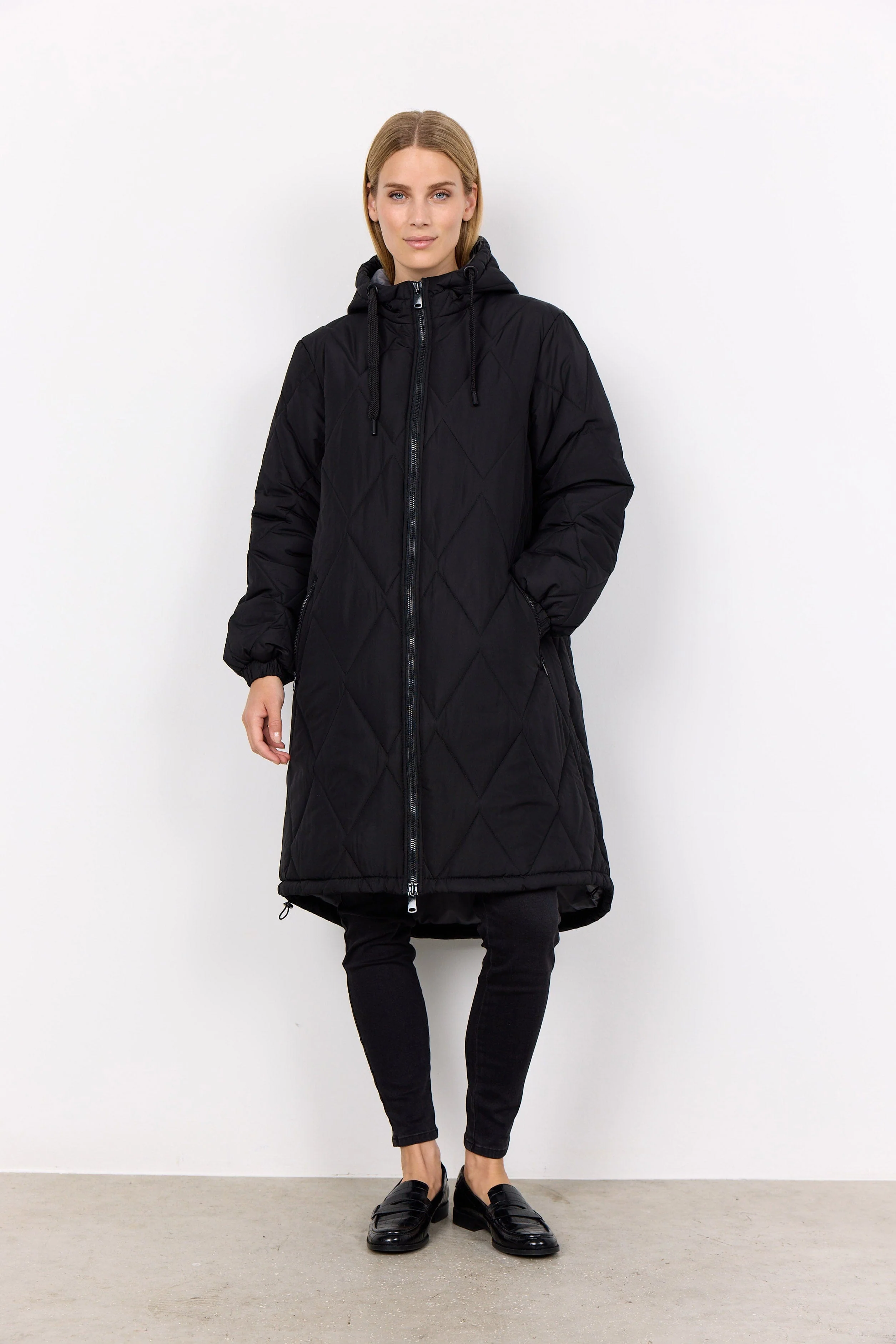 Fenya Quilted Jacket - Black - Image 2