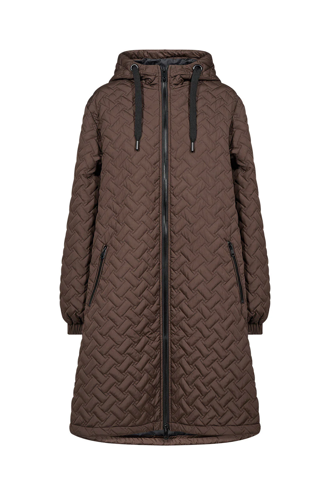 Fenya Quilted Jacket - Hot Fudge