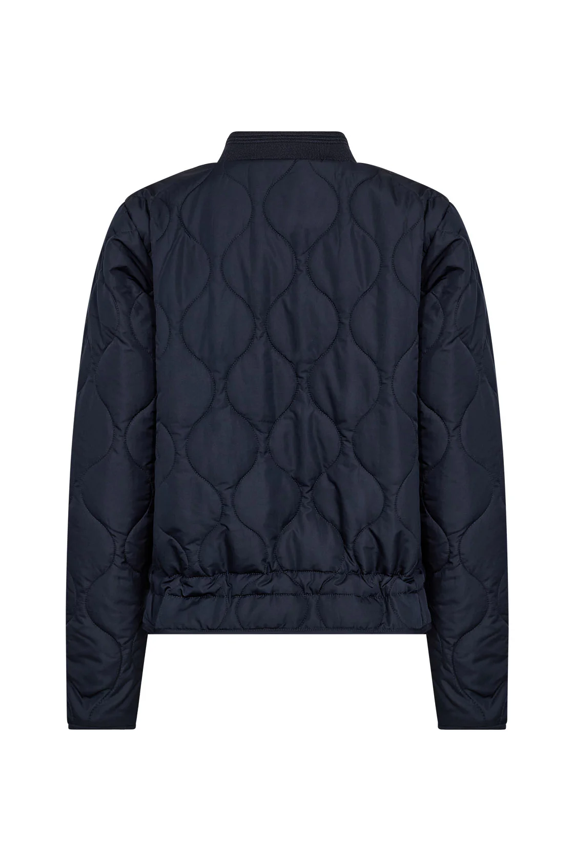 Fenya Short Quilted Jacket - Navy - Image 2