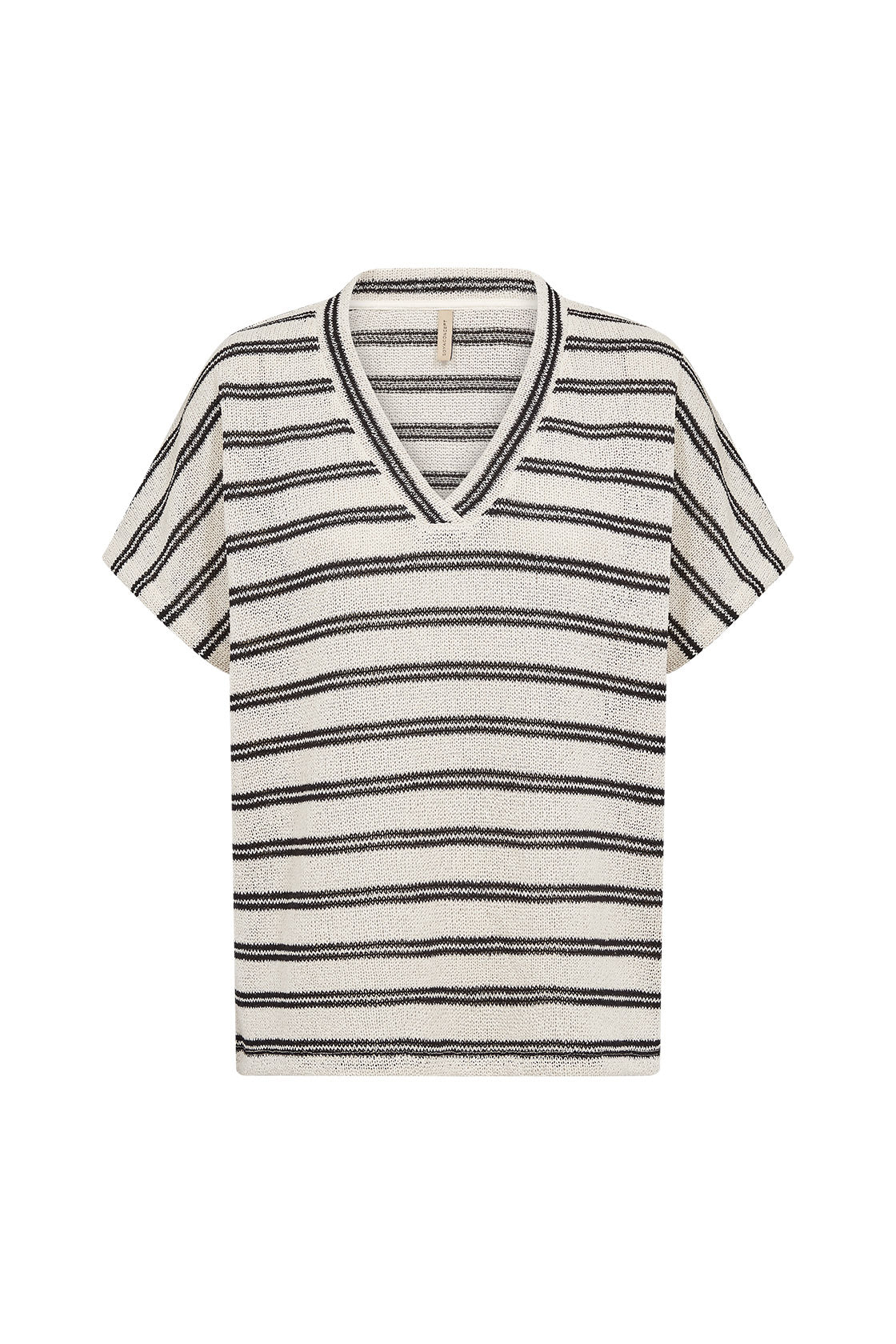 Frey Knitted T-Shirt - Black Combi
