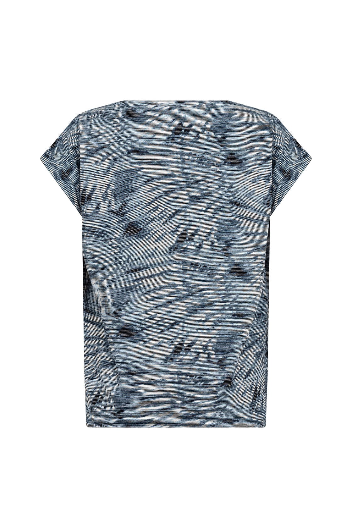 Galina Printed T-Shirt - Air Blue Combi - Image 2