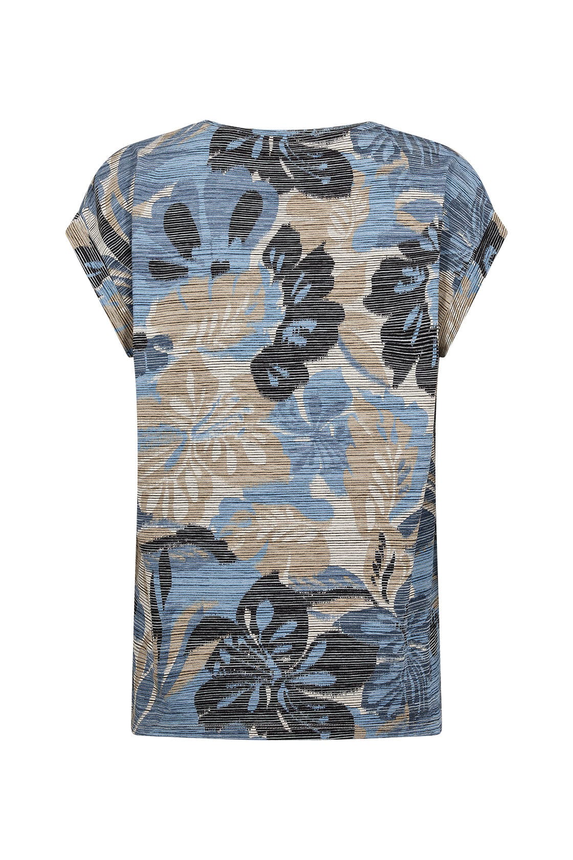 Galina Printed T-Shirt - Crystal Blue Combi - Image 2