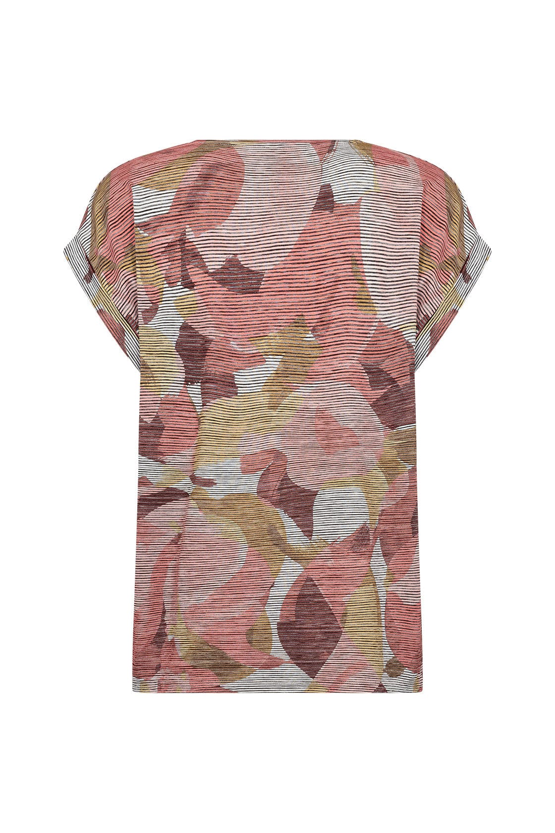 Galina Printed T-Shirt - Peach Pink Combi - Image 5