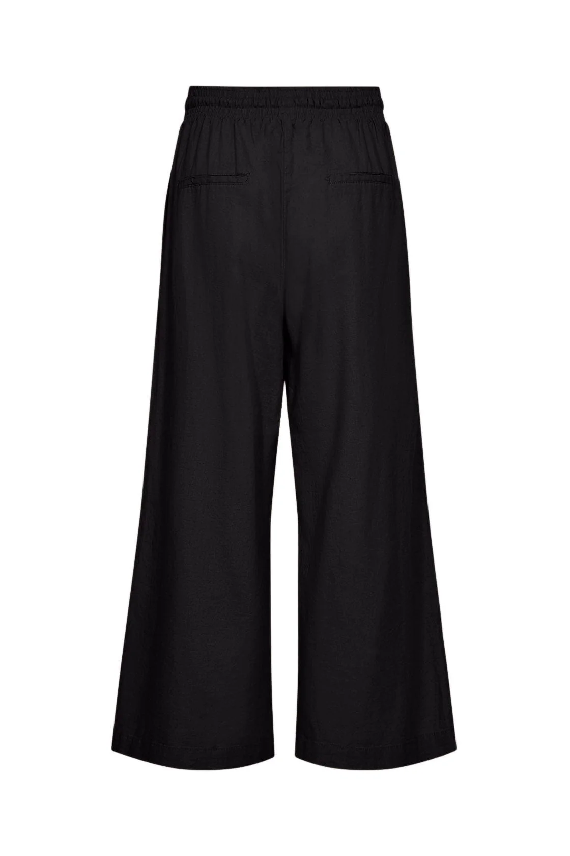 Ina Linen Blend Trousers - Black - Image 5