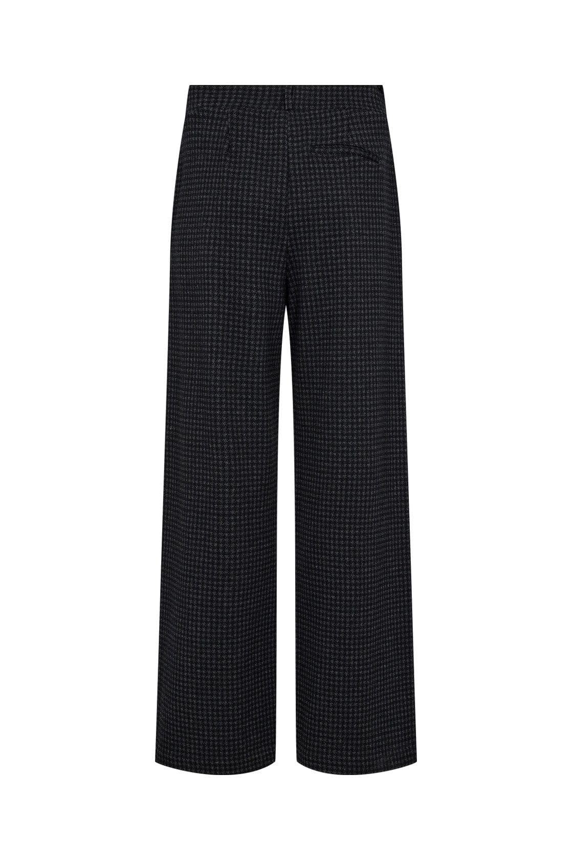 Isobel Dogtooth Jersey Trousers - Black Combi - Image 5