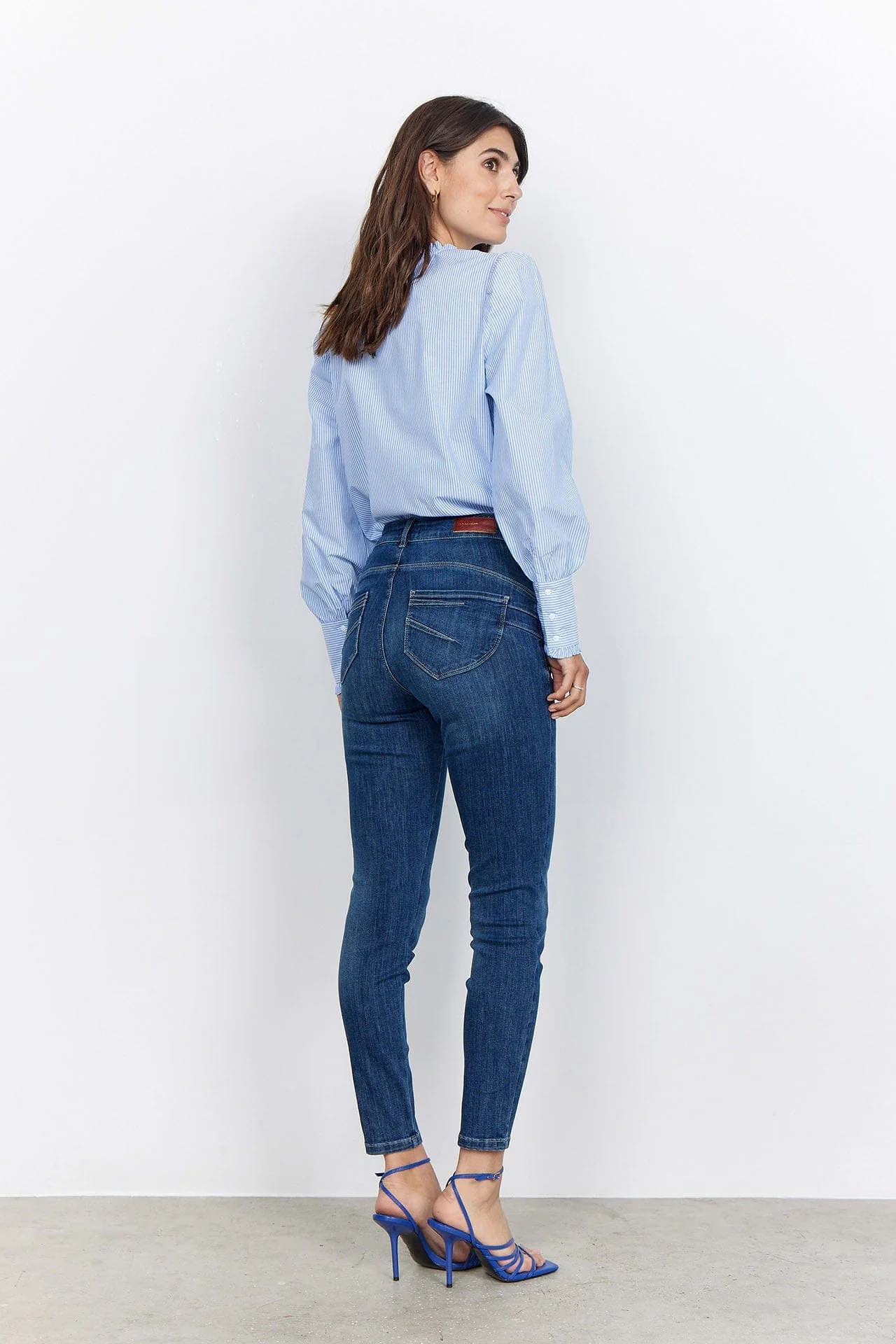 Jessika Shirt - Bright Blue Combi - Image 4