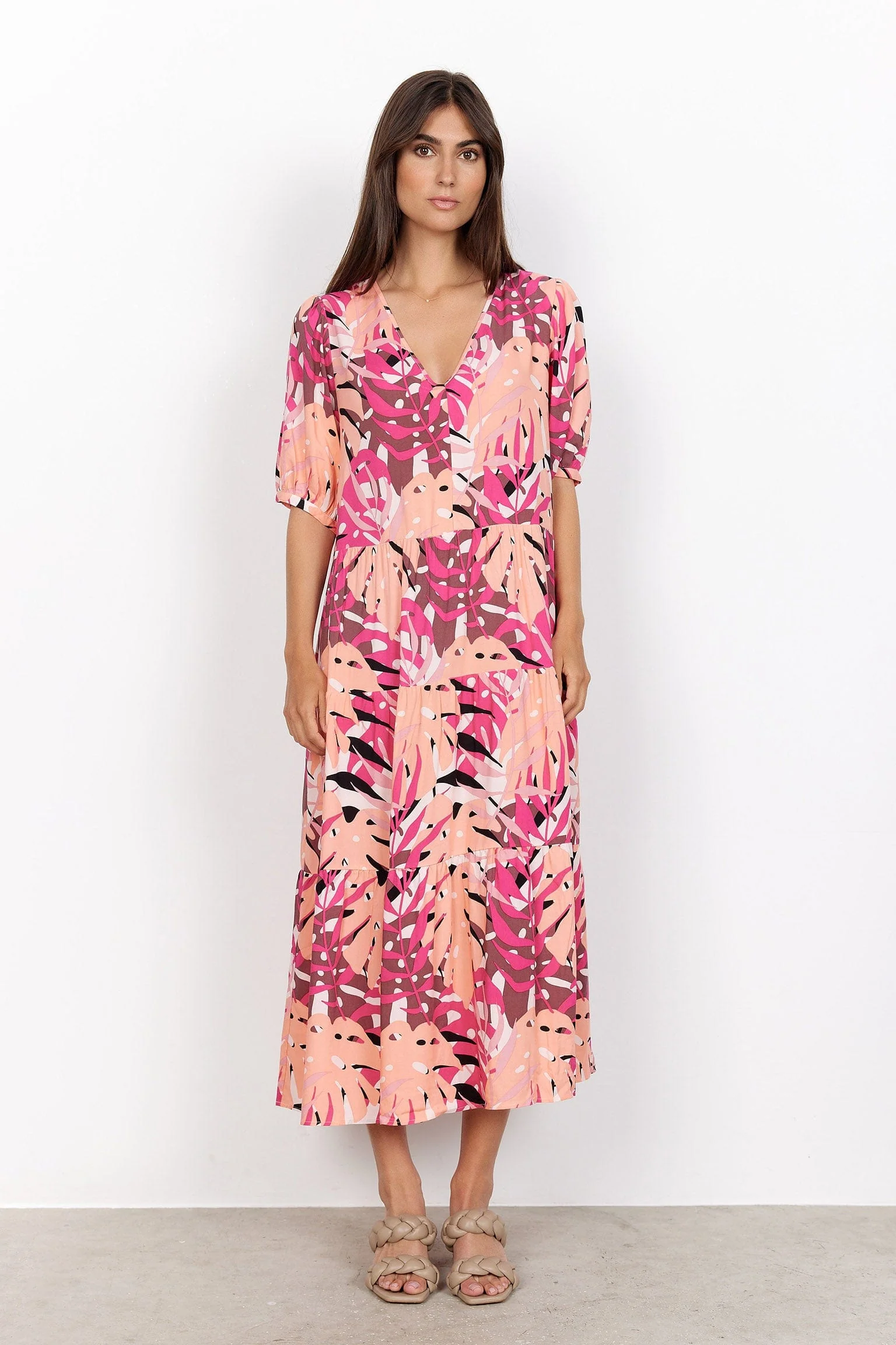 Kabrina Dress - Fuchsia Rose Combi - Image 3