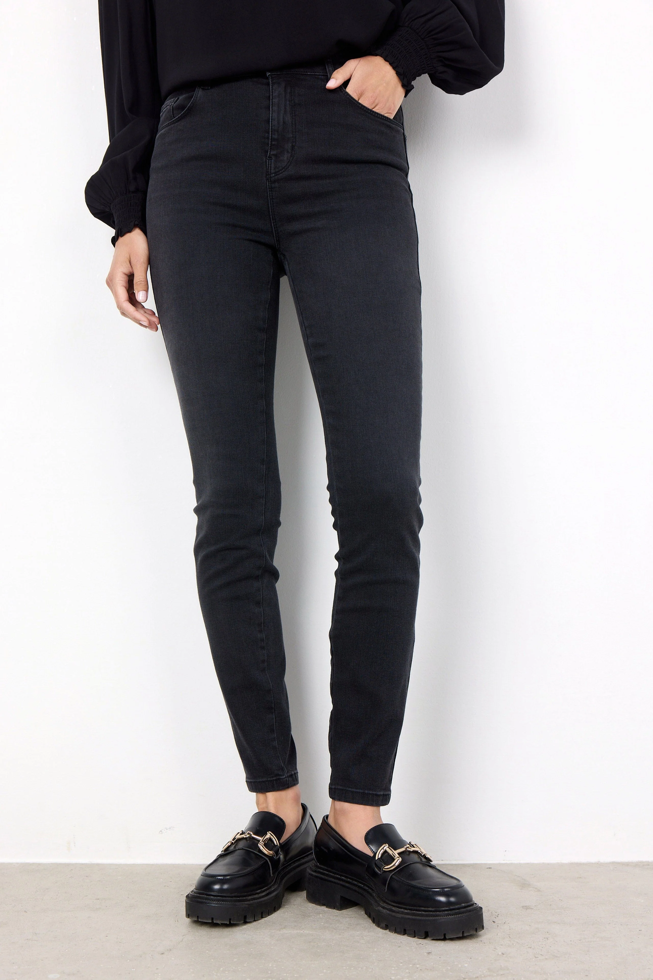Kimberly Patrizia Jeans - Dark Grey Denim - Image 3