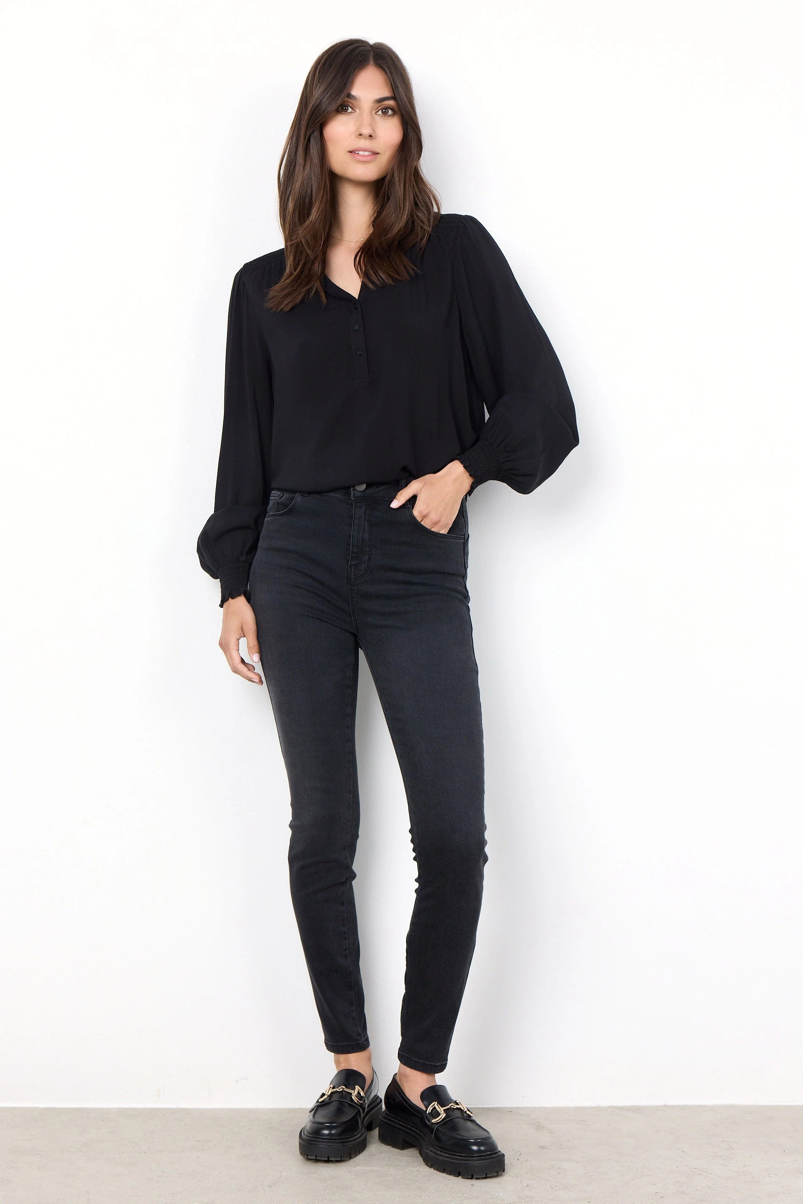 Kimberly Patrizia Jeans - Dark Grey Denim - Image 4