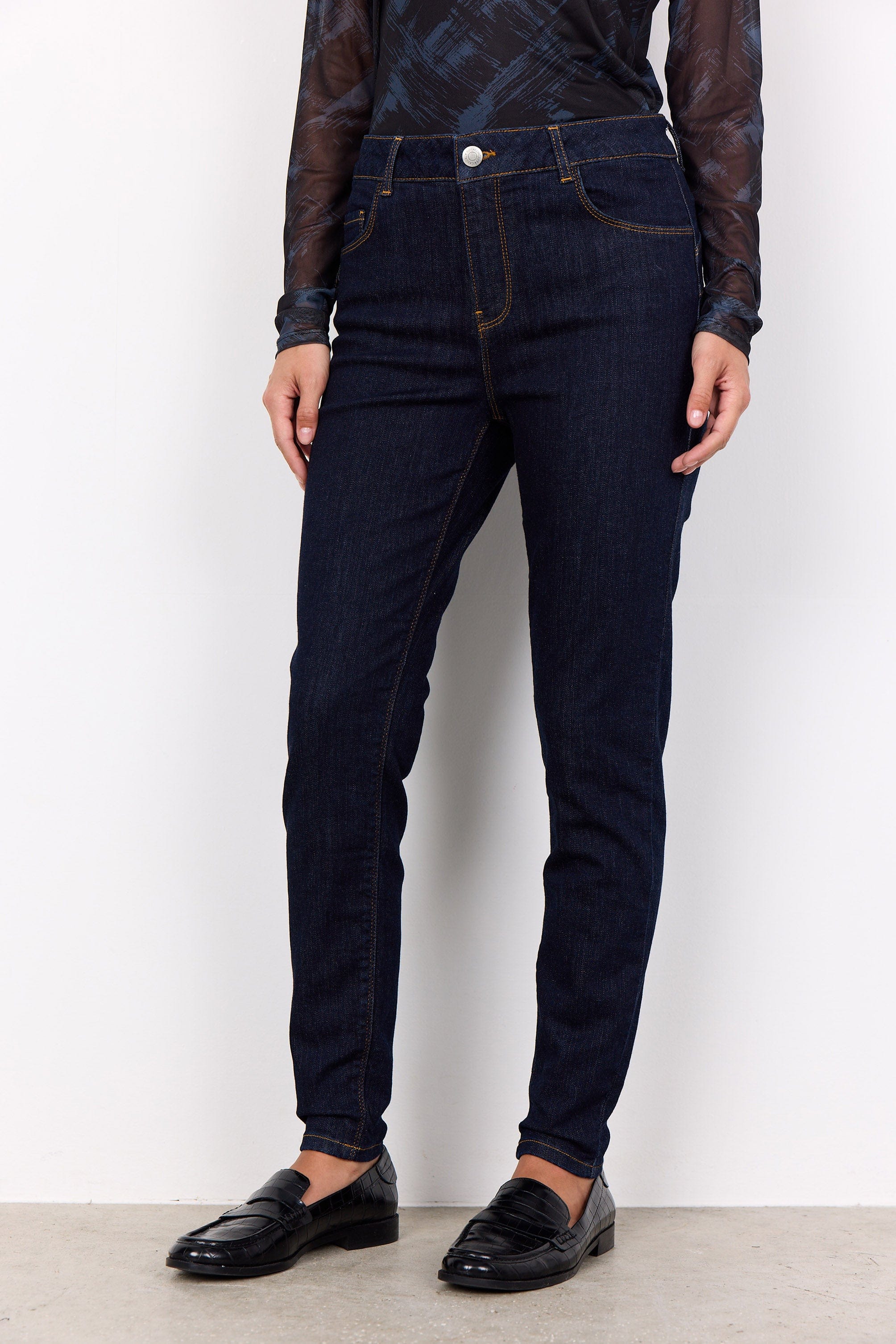 Kimberly Patrizia Jeans - Raw Blue Denim - Image 4