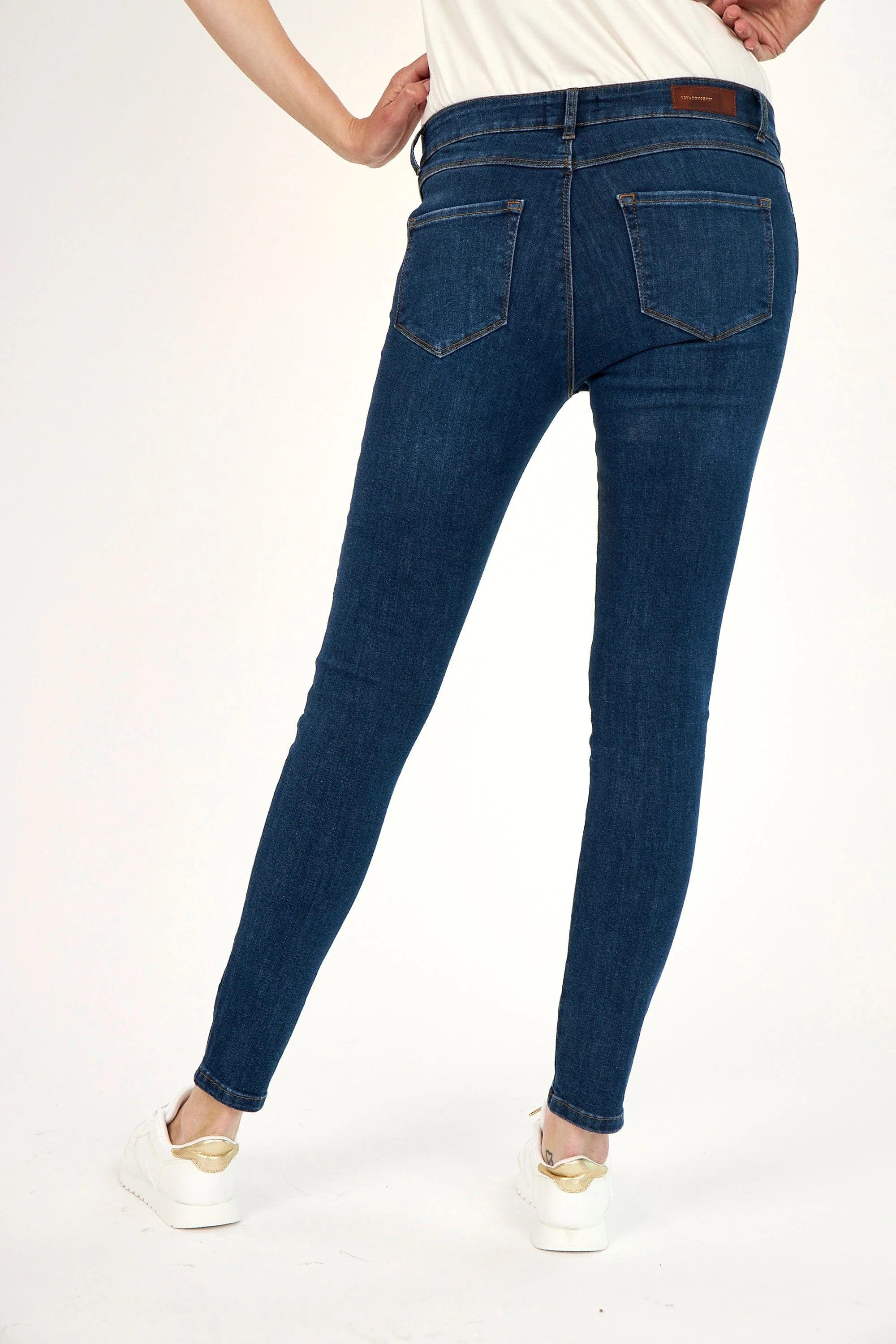 Kimberly Patrizia Slim Fit Denim Jeans - Dark Blue - Image 5
