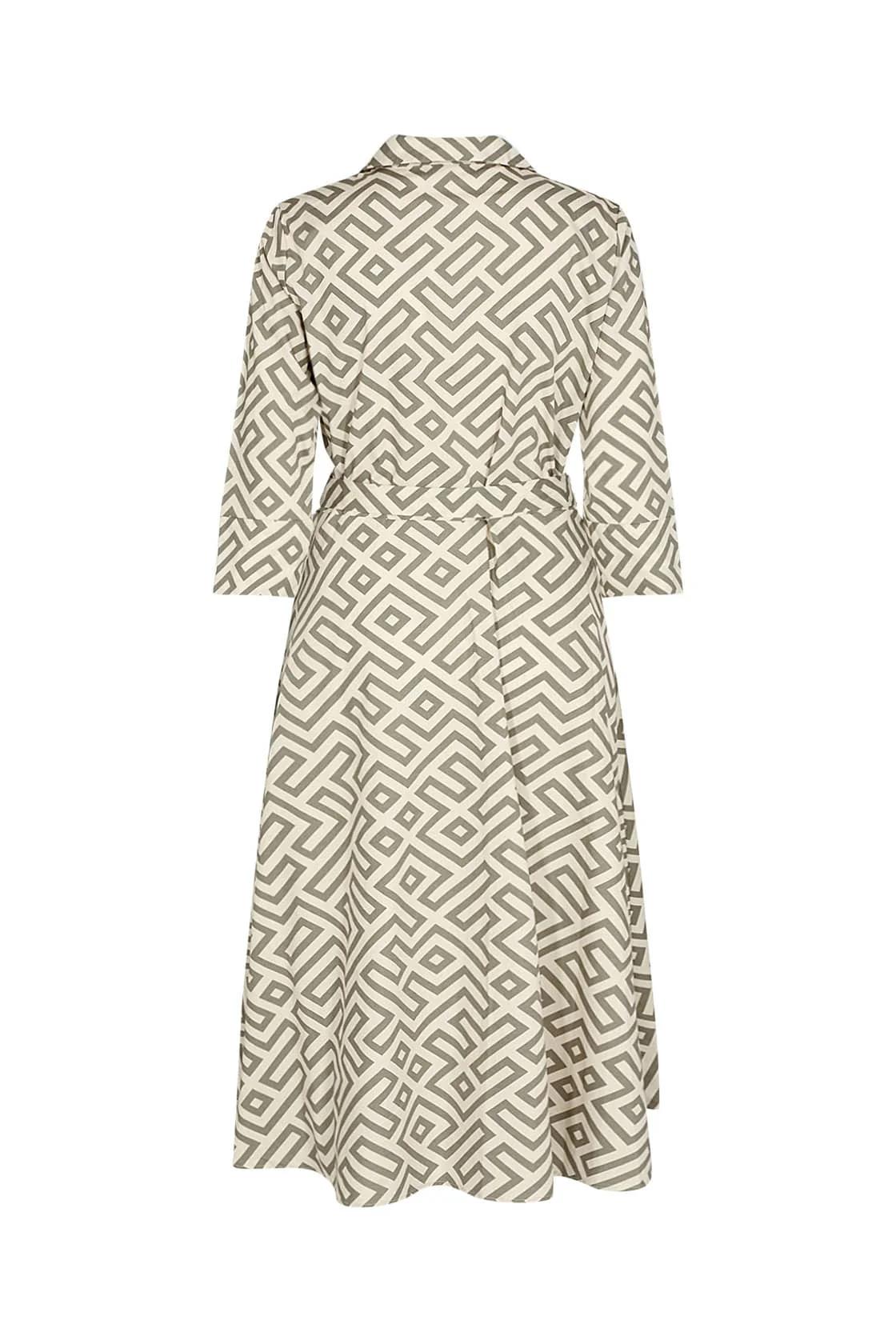 Kirsty Dress - Dusky Green Combi - Image 6